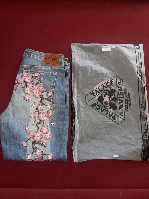 Palace Palace x Evisu Denim Jean 'Stone Wash' | Grailed