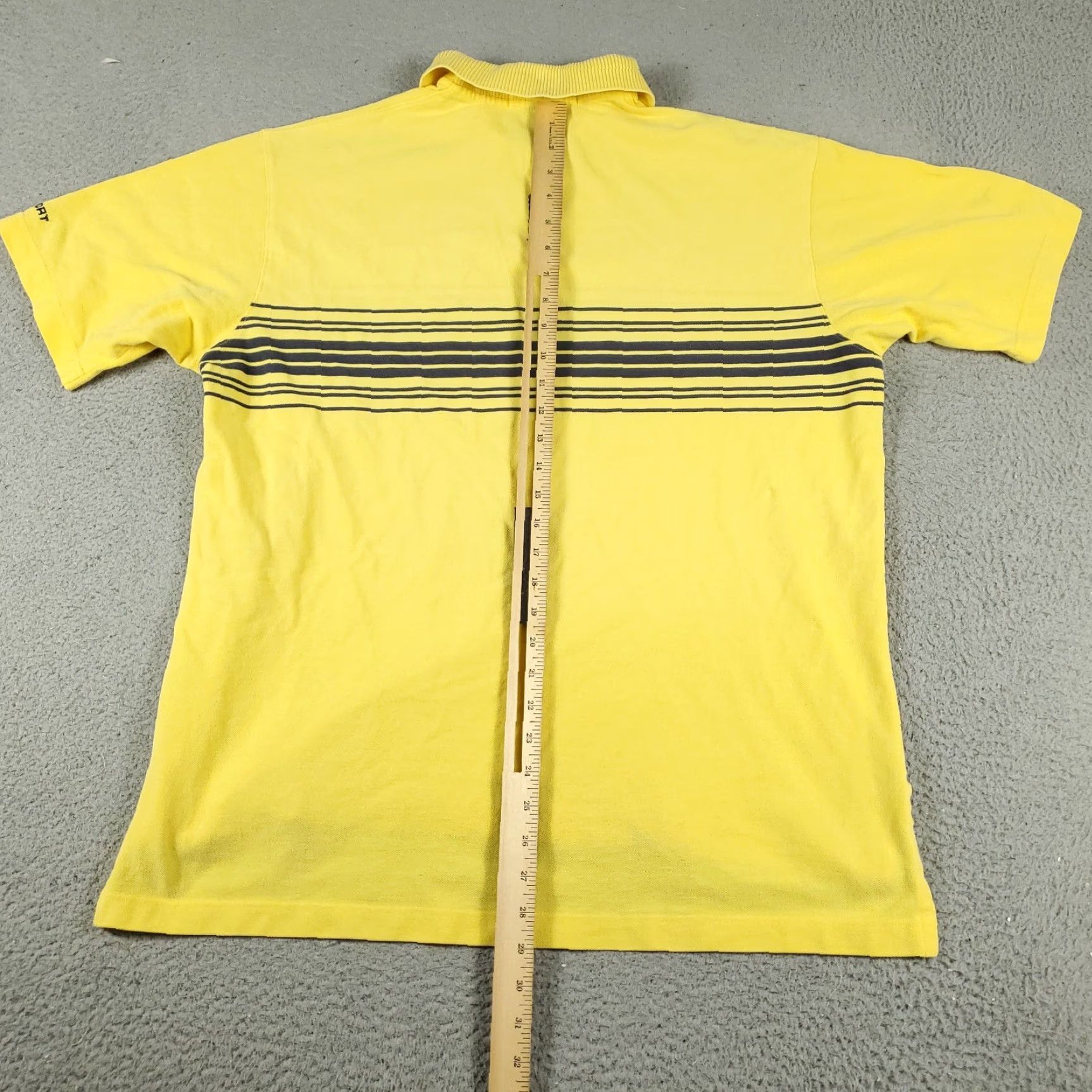 Ralph Lauren Ralph Lauren Polo Shirt Mens XL Yellow Pony Casual Short Sleeve Polo Shirt Adult XL Yellow Ralph Lauren Brand Polo Shirt Men Size US XL / EU 56 / 4 - 3 Thumbnail