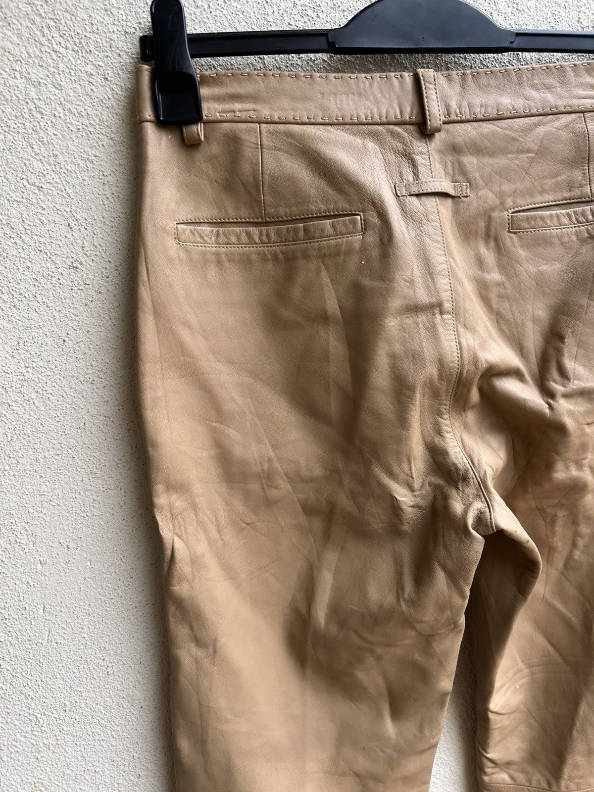 Gaultier Homme Objet Gaultier Homme Objet Sheepskin Leather Pant Size US 29 - 13 Thumbnail