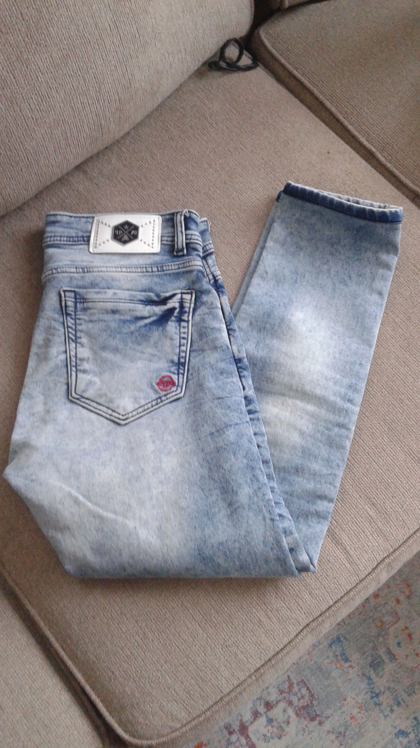 Philipp Plein PHILLIP PLEIN MEN JEANS SLIM FIT 32X26 Size US 32 / EU 48 - 1 Thumbnail