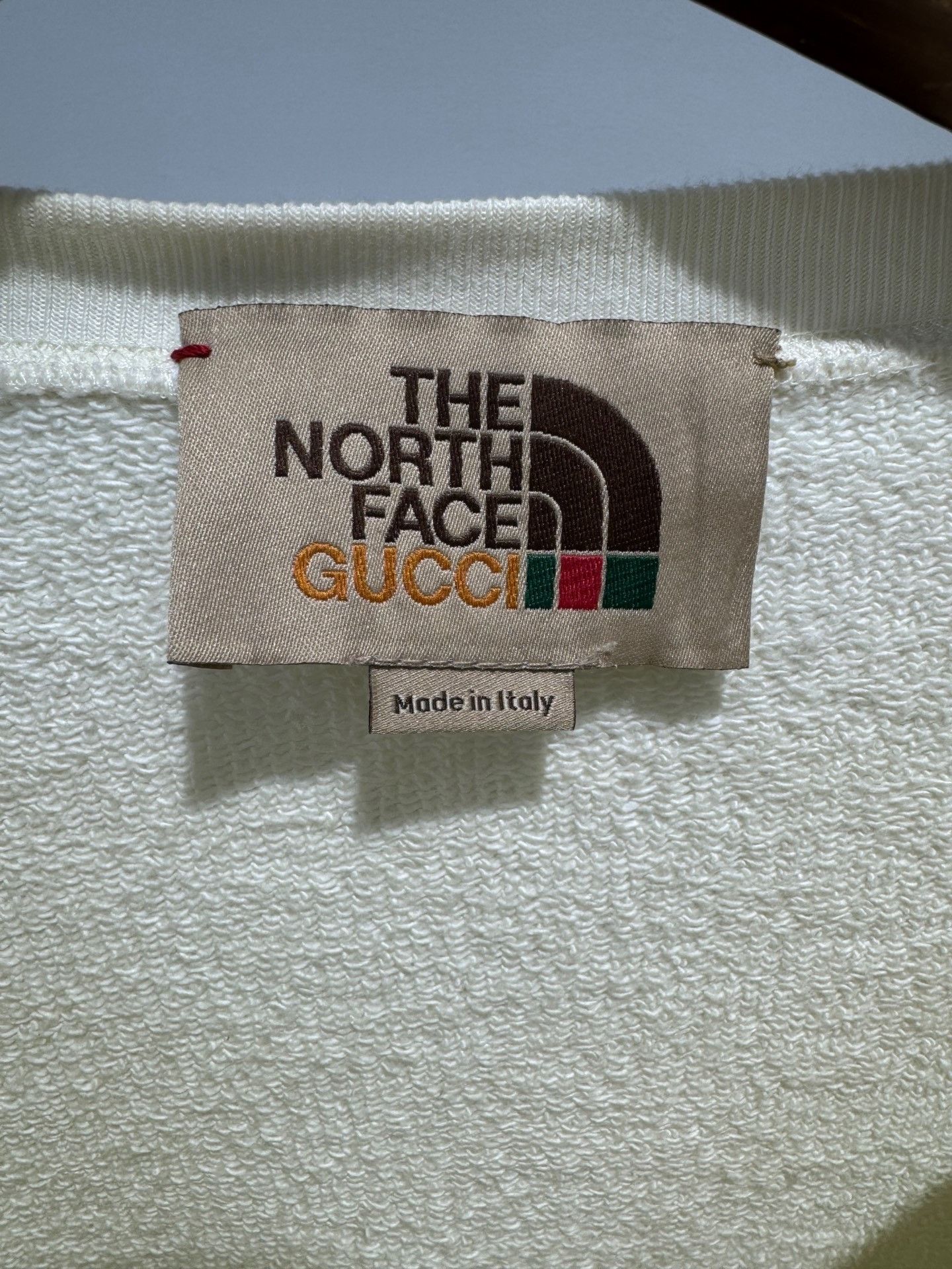 Gucci Gucci co-branded north beige logo sweatshirt Size US M / EU 48-50 / 2 - 5 Thumbnail