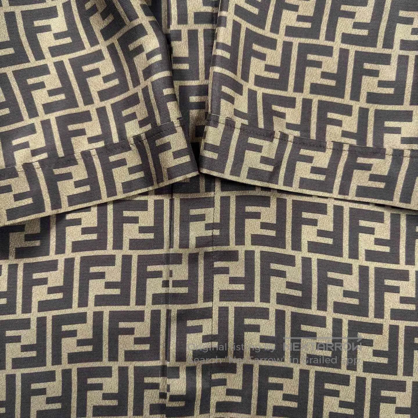 Fendi Fendi FF Print Short Sleeve Shirt. Size US XXS / EU 40 - 6 Thumbnail