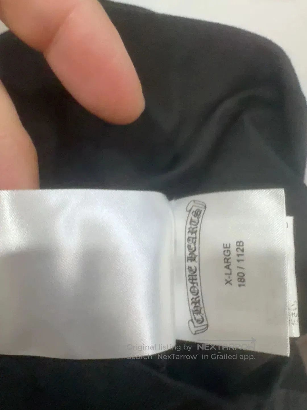 Chrome Hearts Chrome Hearts Black Long Sleeve Logo Tee. Size US XL / EU 56 / 4 - 6 Thumbnail