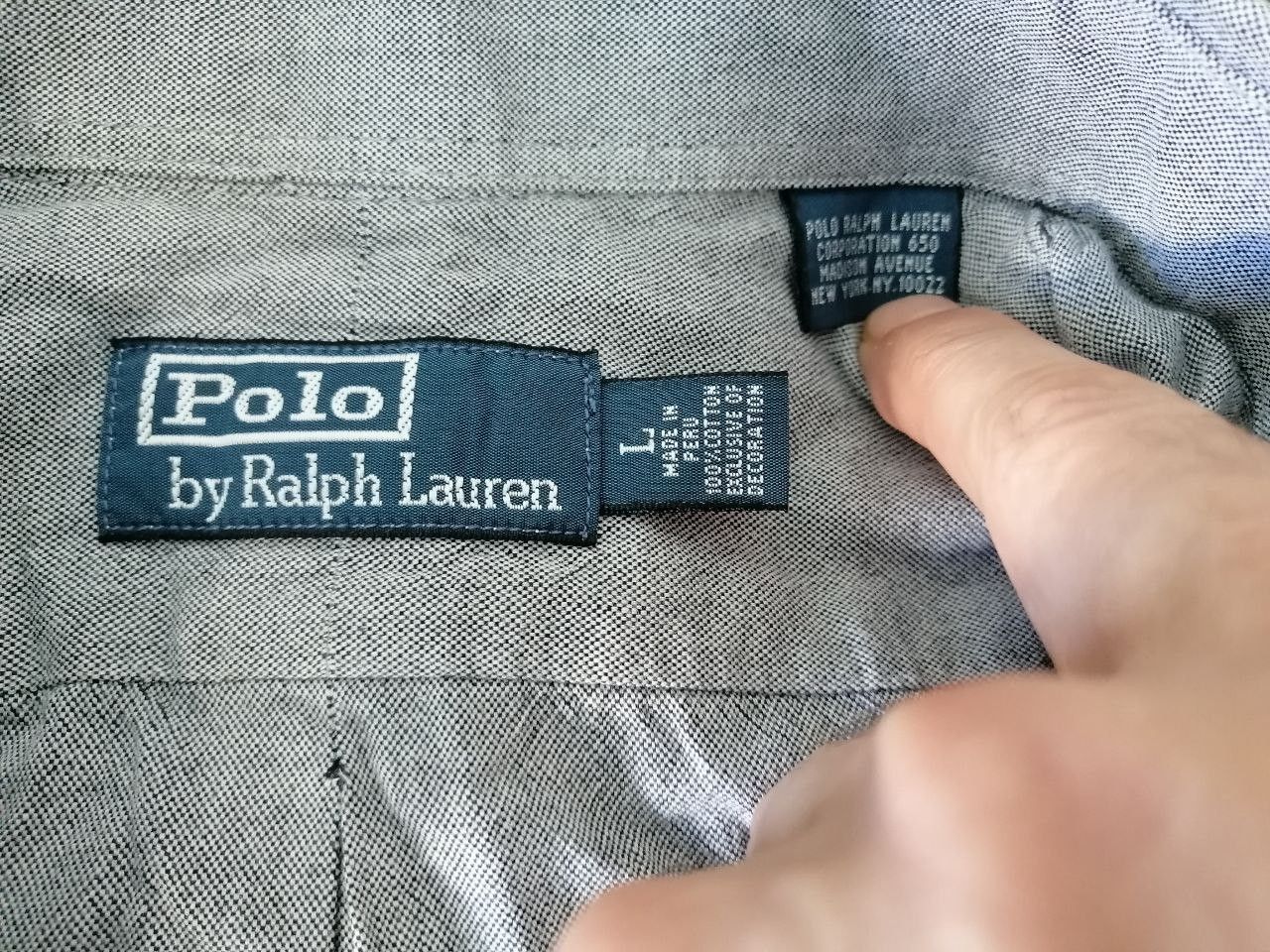 Polo Ralph Lauren × Vintage Gray vintage PRL shirt Size M Size US M / EU 48-50 / 2 - 5 Thumbnail