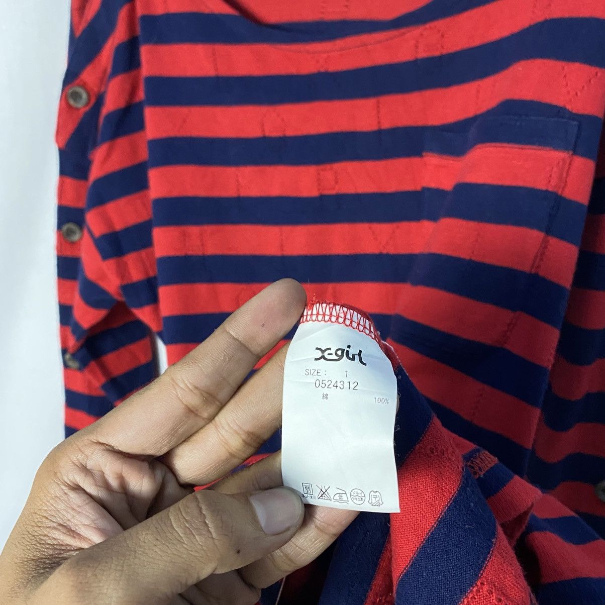 X-Girl X-Girl Stripped Long Sleeve Size M / US 6-8 / IT 42-44 - 7 Thumbnail