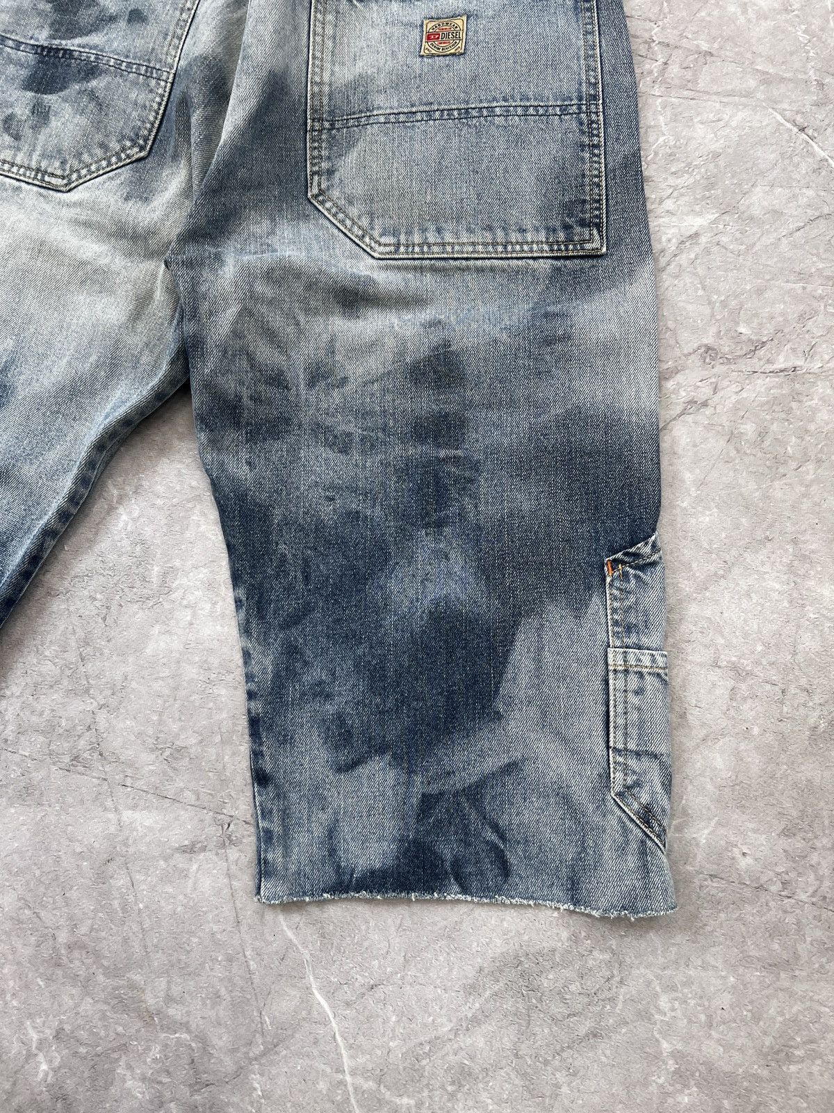 Designer × Diesel Vintage 90s diesel carpenter cargo washed pants Shirts y2k Size US 29 - 12 Thumbnail