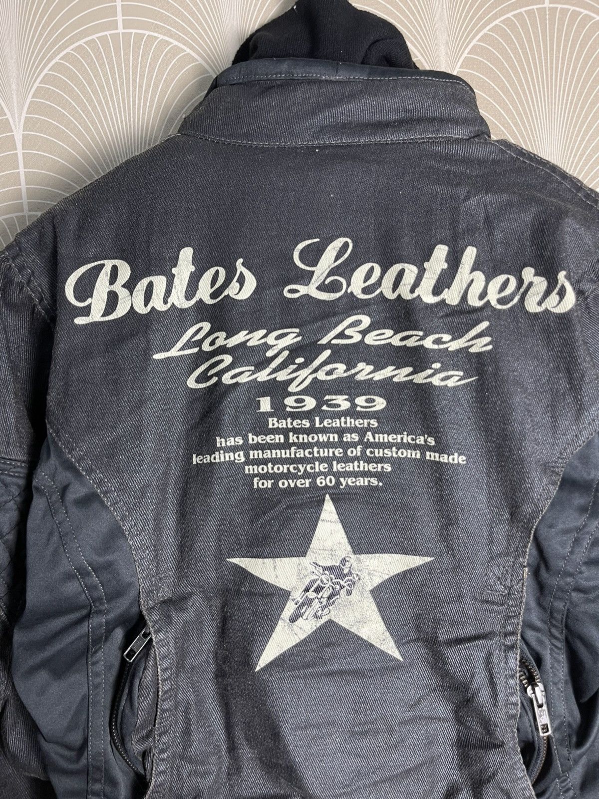Bates Hats × Vanson Leathers VINTAGE BATES LEATHERS BIKER JACKET DOUBLE LAYER Size US M / EU 48-50 / 2 - 21 Thumbnail