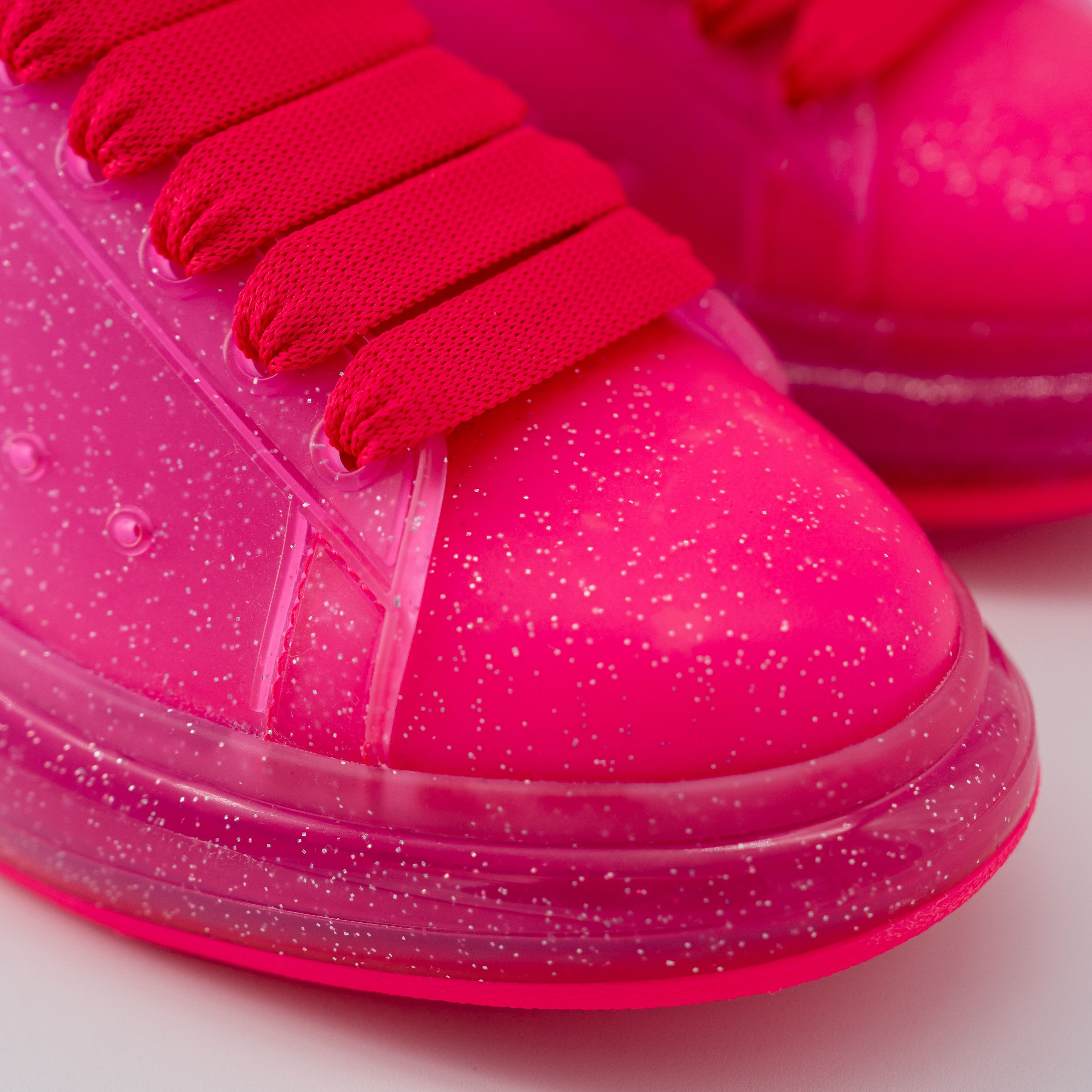 Alexander McQueen 9 - Alexander McQueen Oversized Sneakers Transparent Pink Size US 9 / IT 39 - 6 Thumbnail