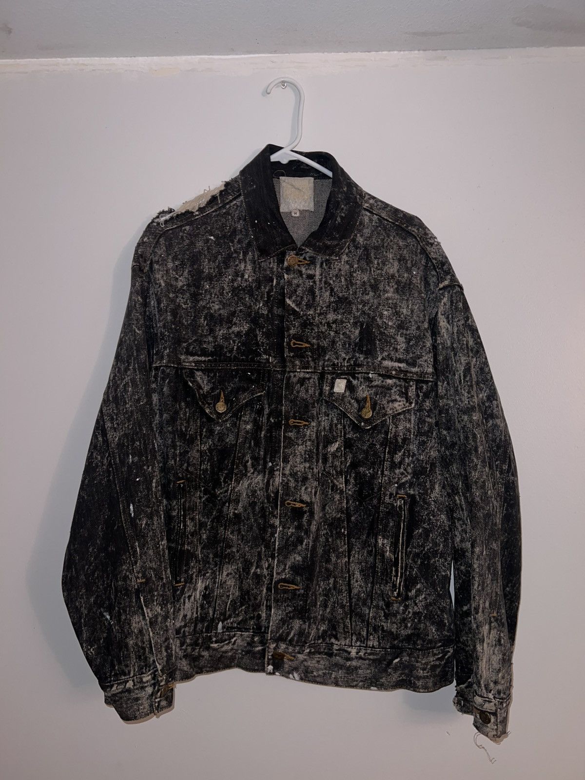 Japanese Brand Distressed Denim Work Jacket Size US M / EU 48-50 / 2 - 1 Thumbnail
