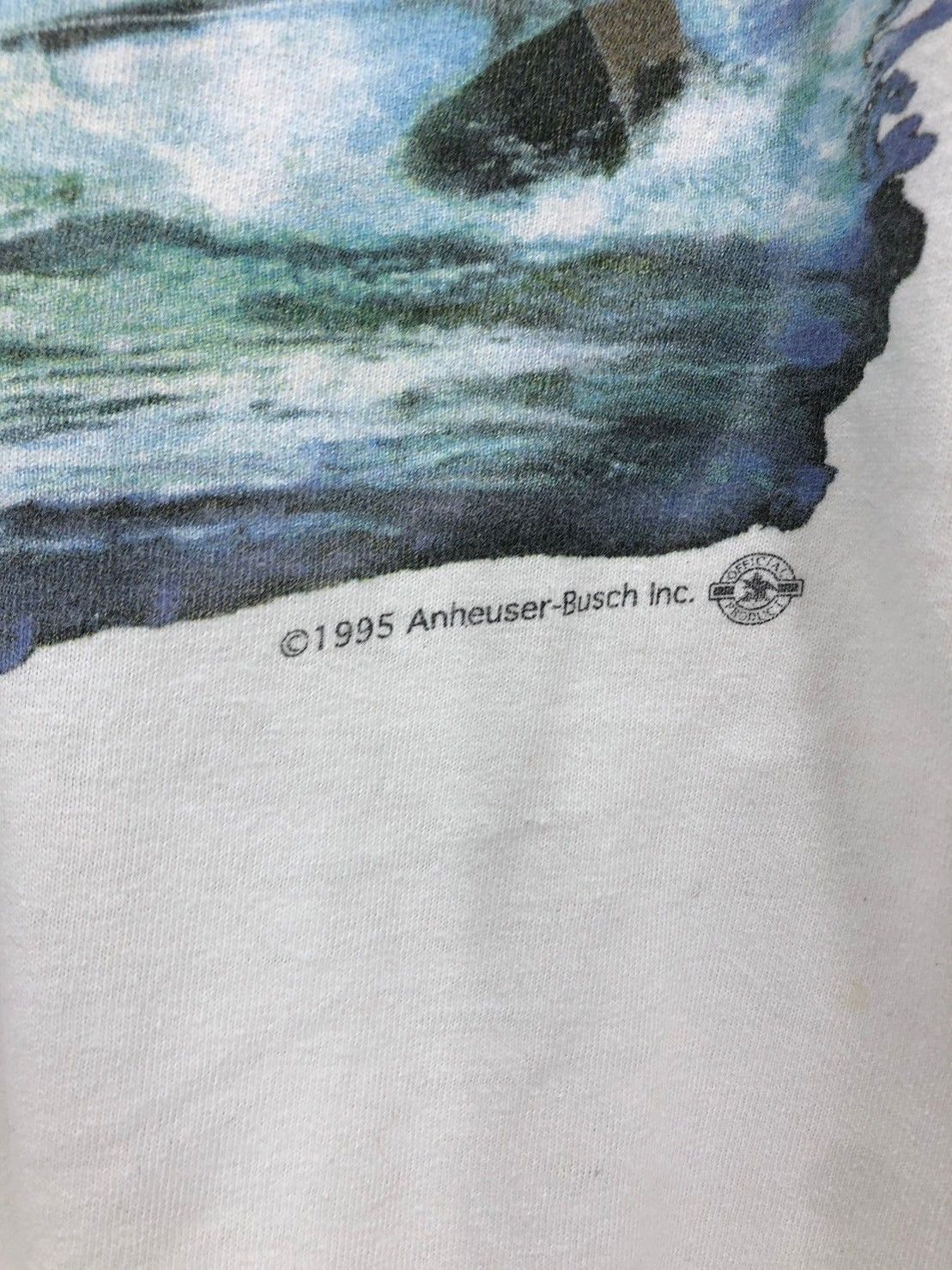 Budweiser × Vintage Vintage 1995's Budweiser shirt King of Beer wts01 Size US L / EU 52-54 / 3 - 7 Thumbnail