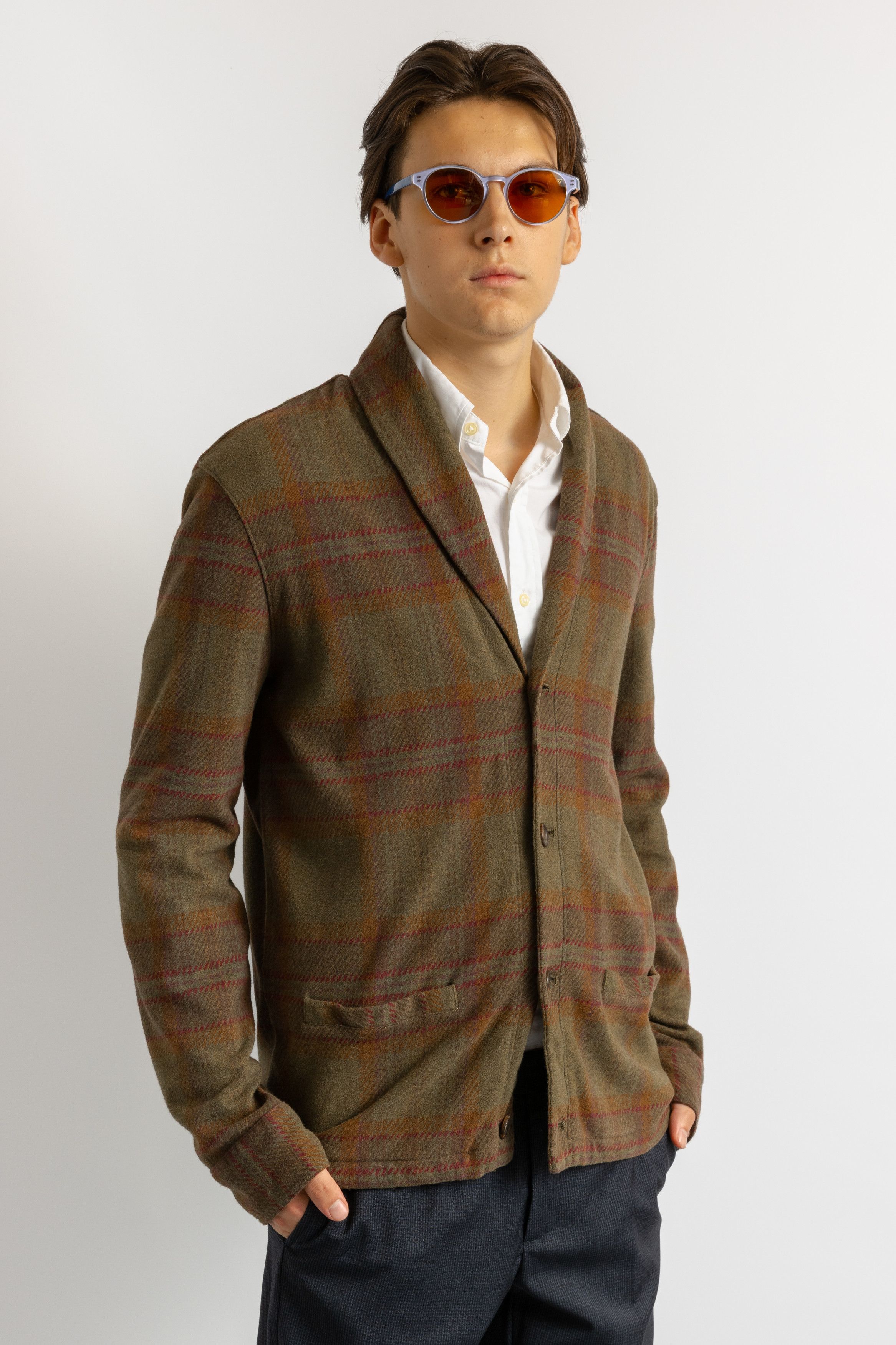 Polo Ralph Lauren Polo by Ralph Lauren Checked Cotton Knit Blazer 8716 Size US M / EU 48-50 / 2 - 7 Thumbnail