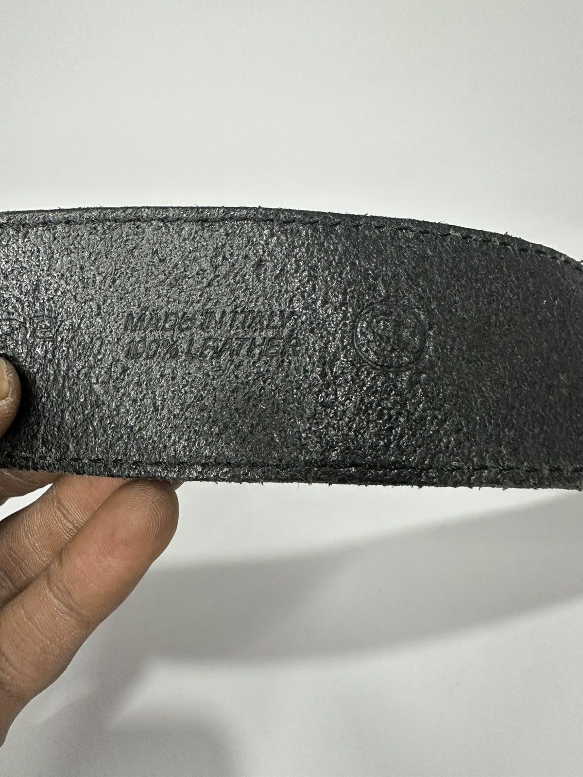 Dsquared2 Dsquared2 Hawaii Buckle Black Leather Belt. Size ONE SIZE - 8 Thumbnail
