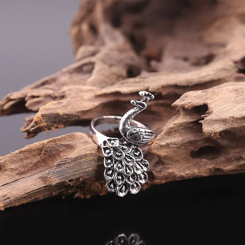 Japanese Brand × Jewelry × Vintage Retro Peacock Ring Size ONE SIZE - 4 Thumbnail