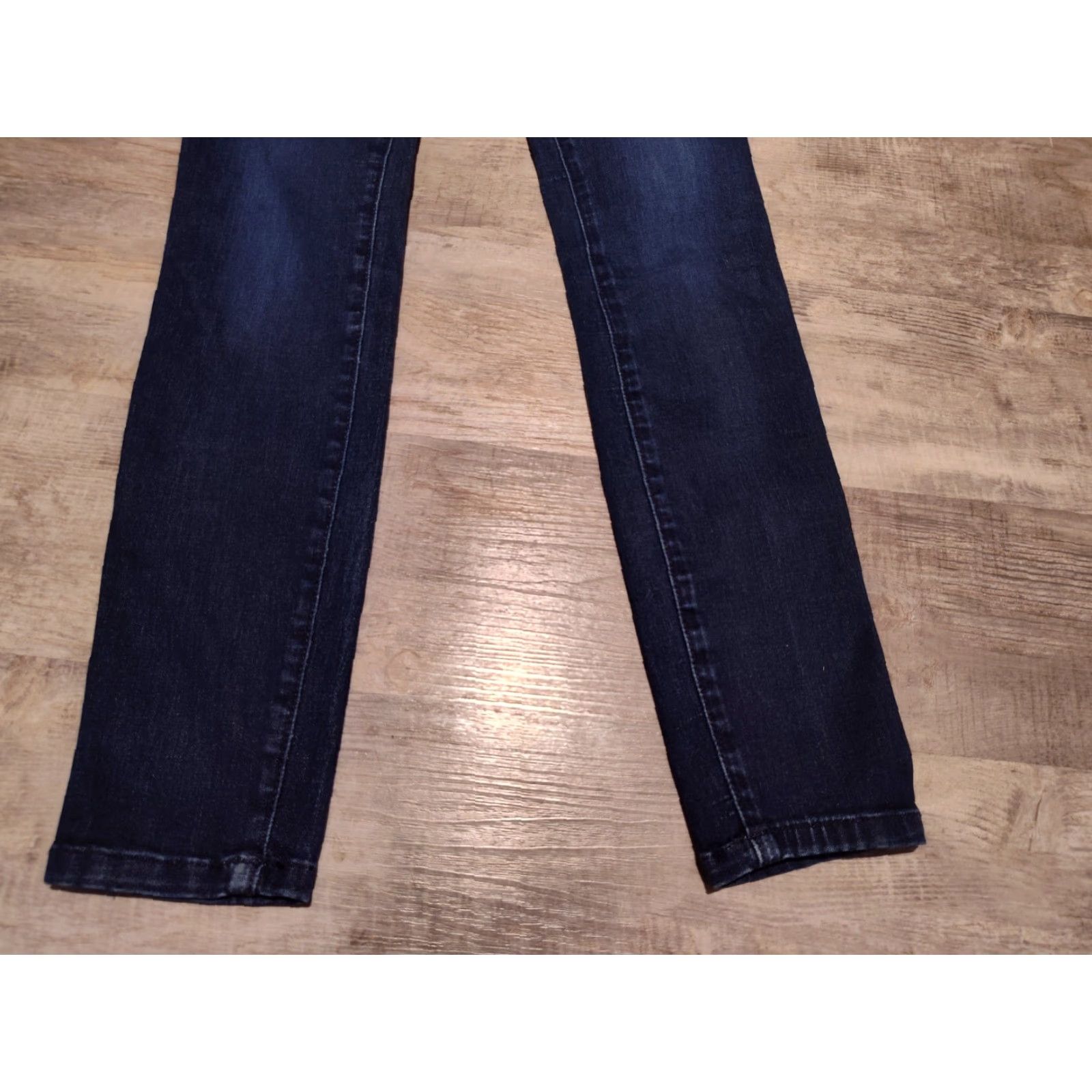 Vintage KUHL Womens Jeans Skinny Stretch 4 Low Rise 29 Inseam Blue Indigo Dye Outdoor Spring Fall EUC Size 27" / US 4 / IT 40 - 3 Thumbnail