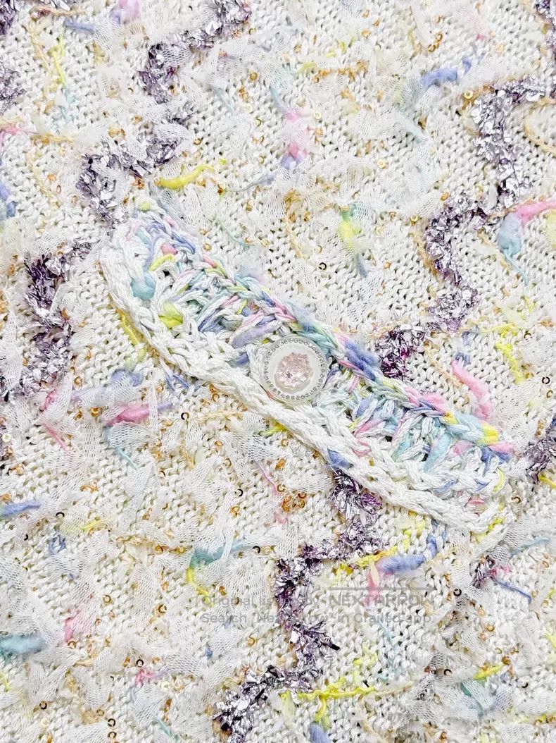 Chanel Chanel Glitter tassel sequin crystal yarn knitted cardigan Size XS / US 0-2 / IT 36-38 - 5 Thumbnail