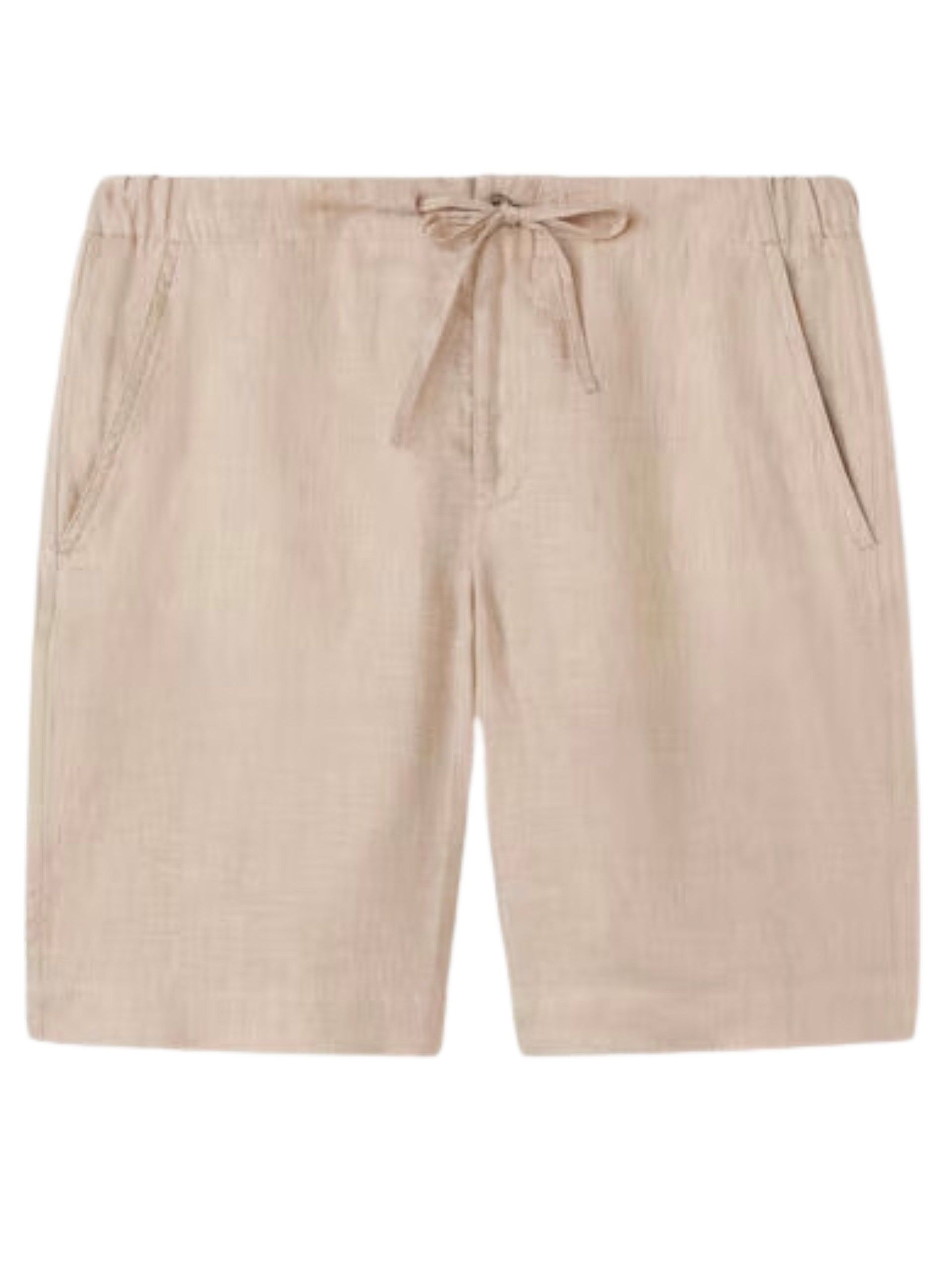 Loro Piana o1w1db10725 FAM2486 Flat Bermuda Short in Beige Size US 28 / EU 44 - 1 Thumbnail
