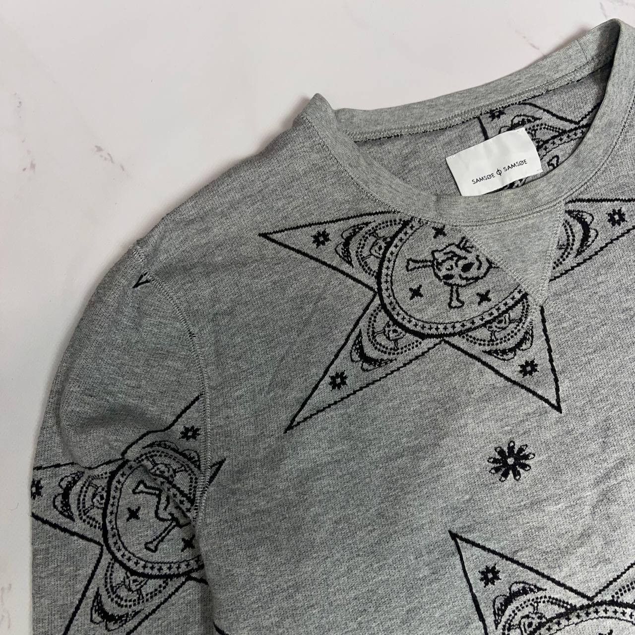 Samsoe Samsoe Samsøe & Samsøe sweather logo skull knitweat size L Size US L / EU 52-54 / 3 - 5 Thumbnail