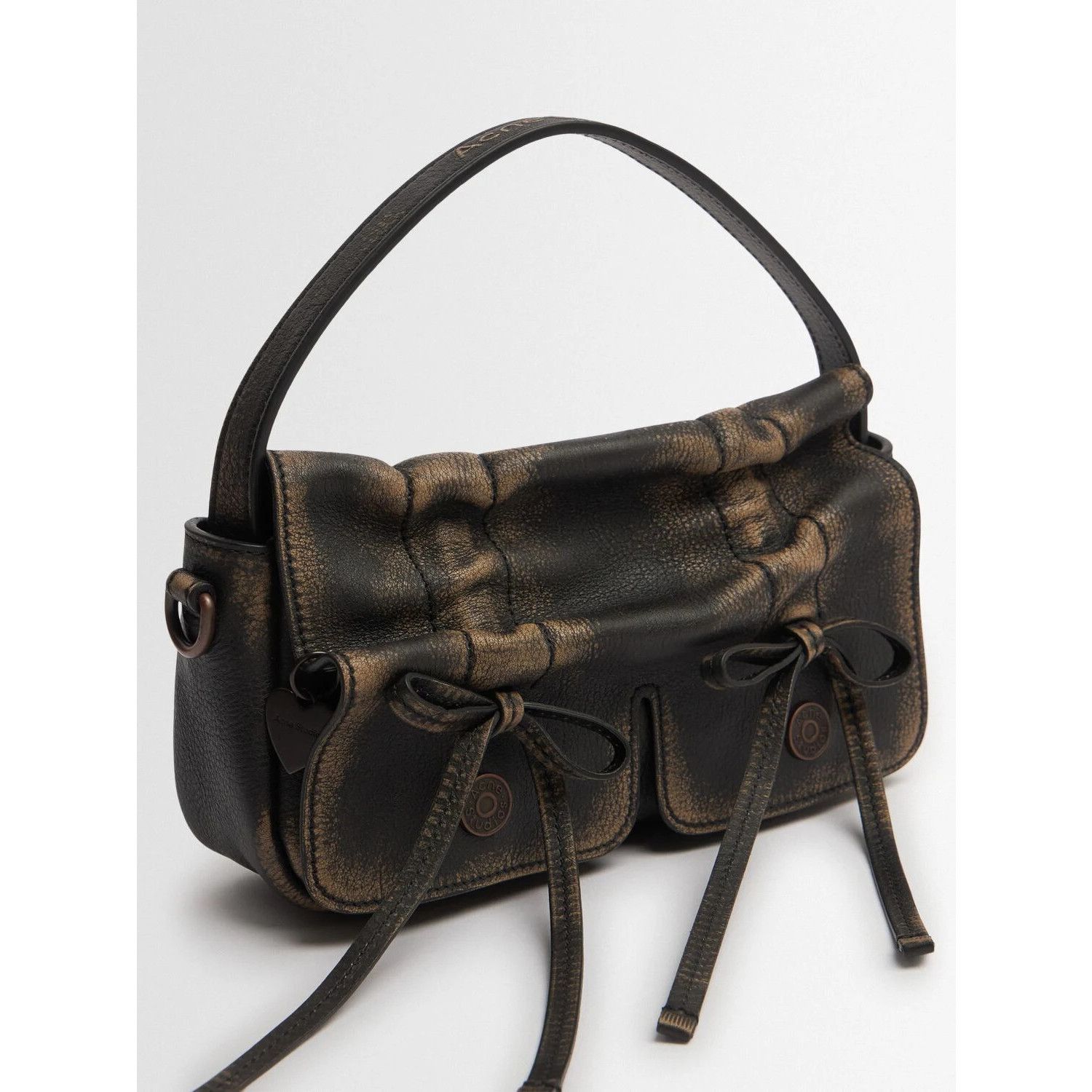 Acne Studios ACNE STUDIOS Multipocket Micro $1150 Dark Brown Leather Top Size ONE SIZE - 2 Thumbnail