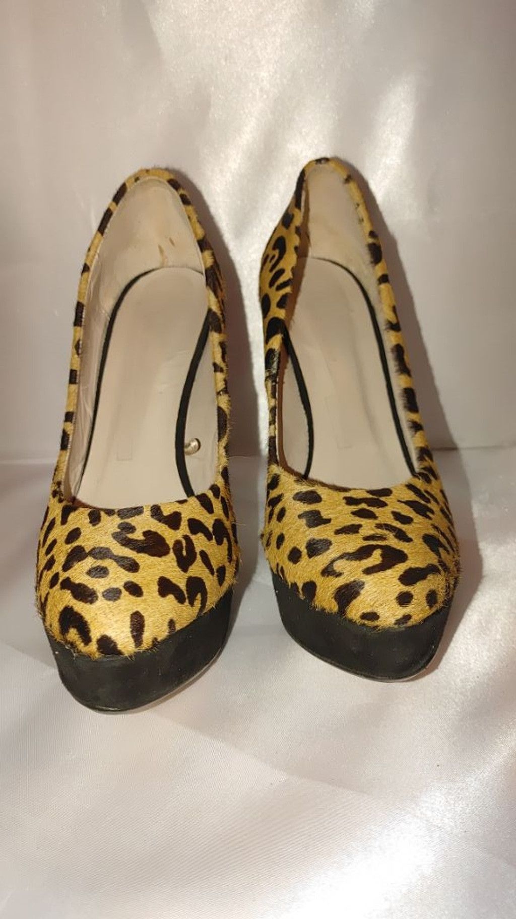 Zara Zara Shoes Leopard Print Platform High Heels Size 39 Size US 8.5 / IT 38.5 - 4 Thumbnail