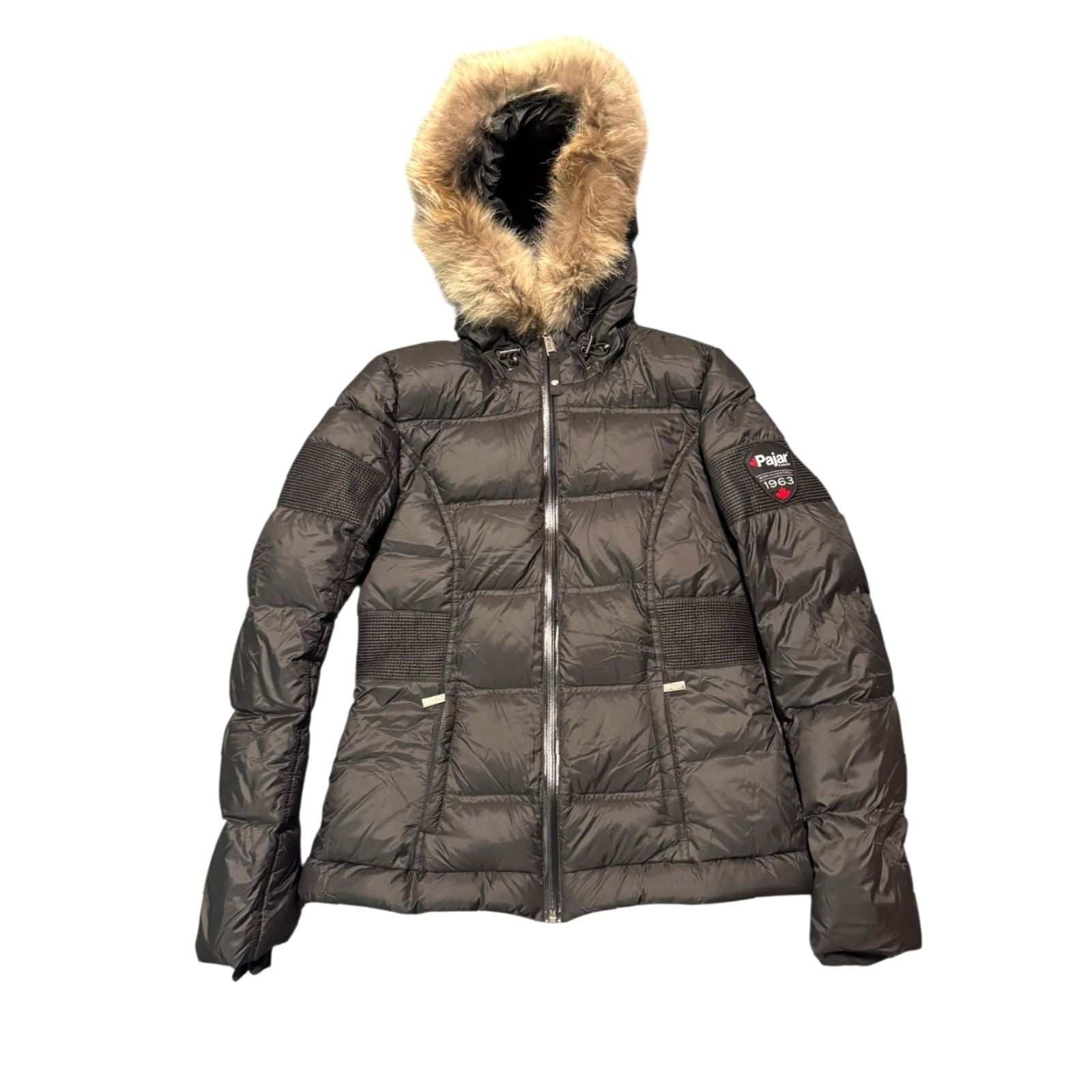 Pajar Pajar Canada Women’s Down Parka Quilted Jacket Black Real Fur Trim Hood Small Coat Jacket Parka Women’s Down Black Fur Trim Hood Small Size S / US 4 / IT 40 - 3 Thumbnail