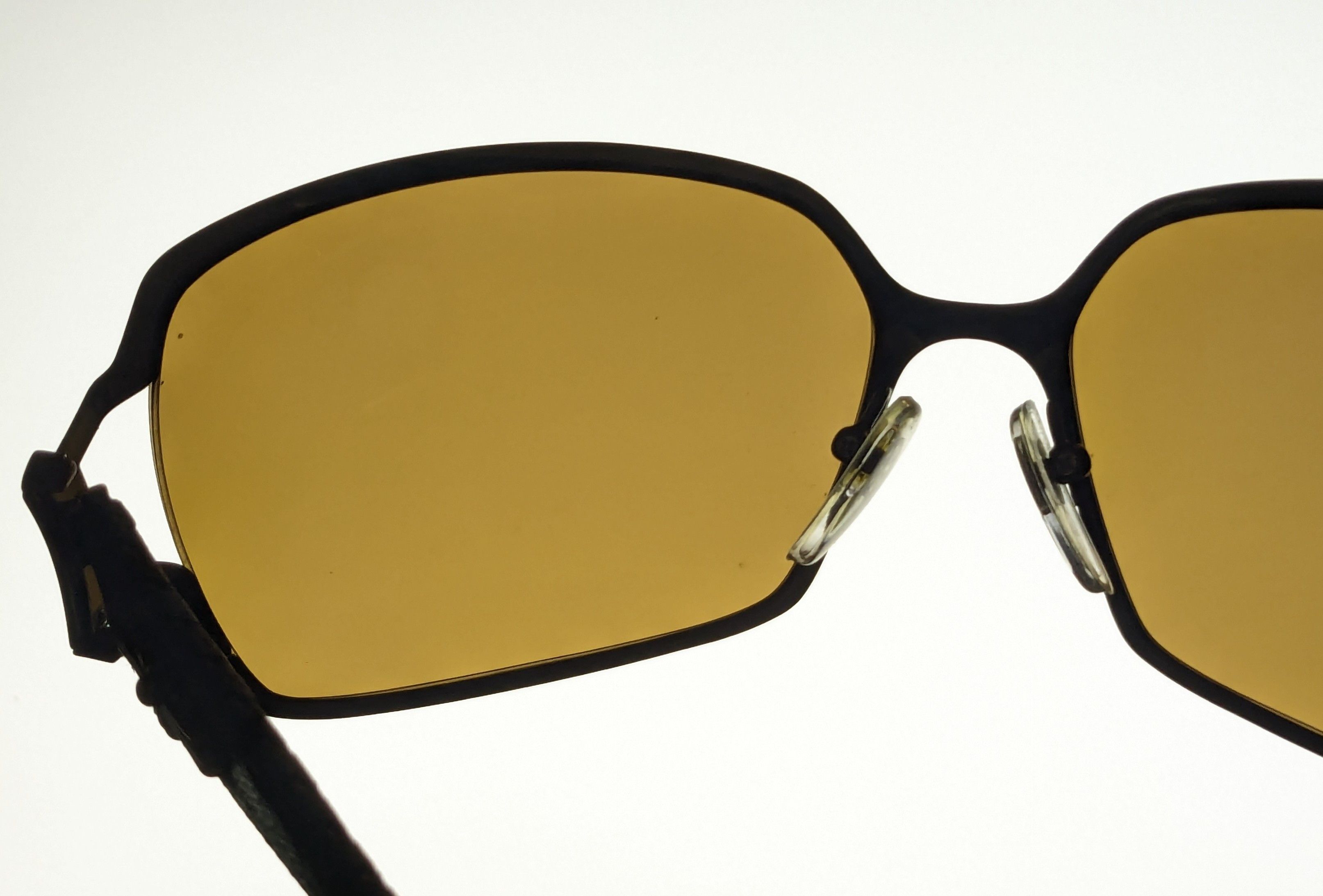 Chrome Hearts Chrome Hearts Poon II Sunglasses Brown Leather Cross Y2K Size ONE SIZE - 15 Thumbnail