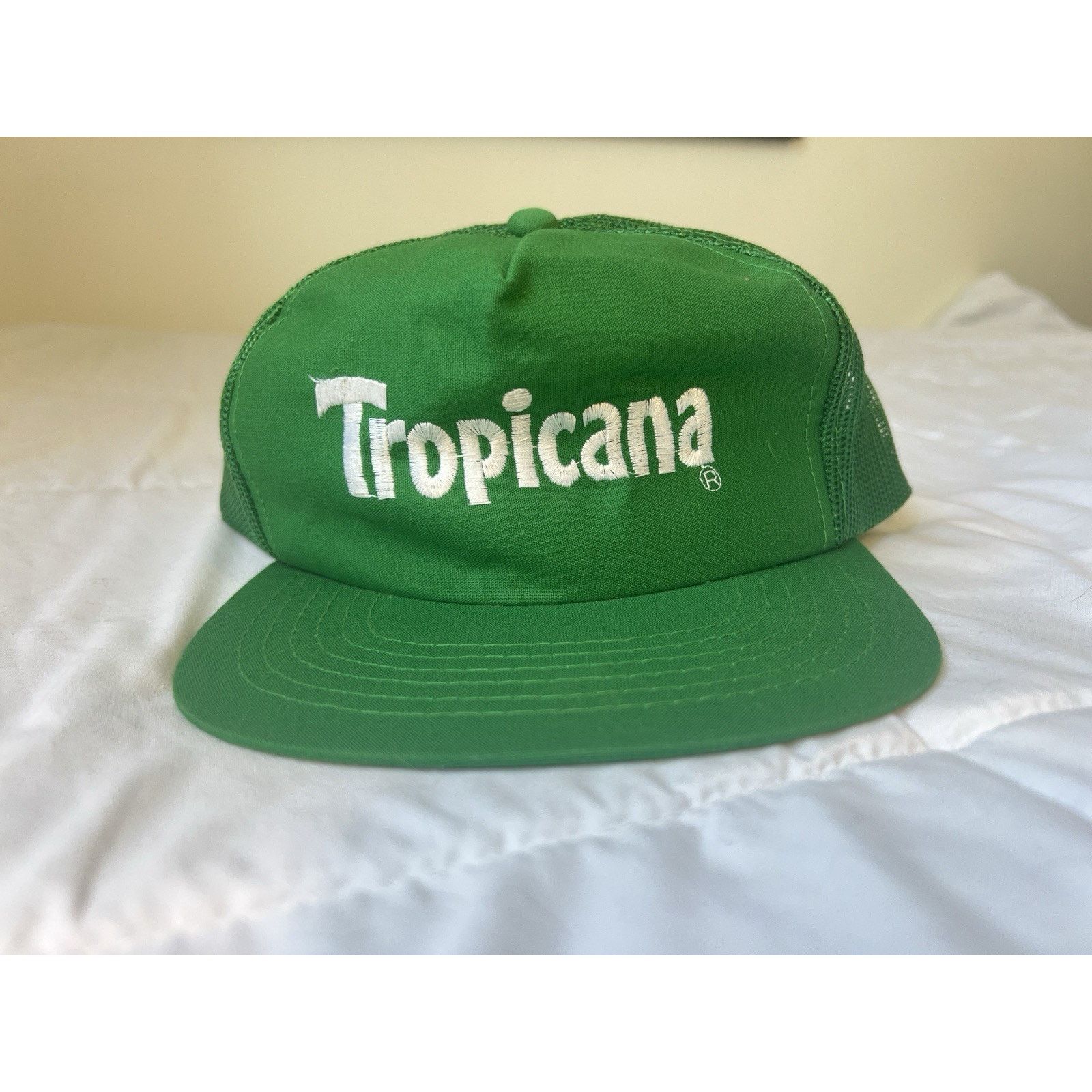 Other Tropicana Orange Juice Green Trucker Snapback Hat Youngan Size ONE SIZE - 1 Thumbnail