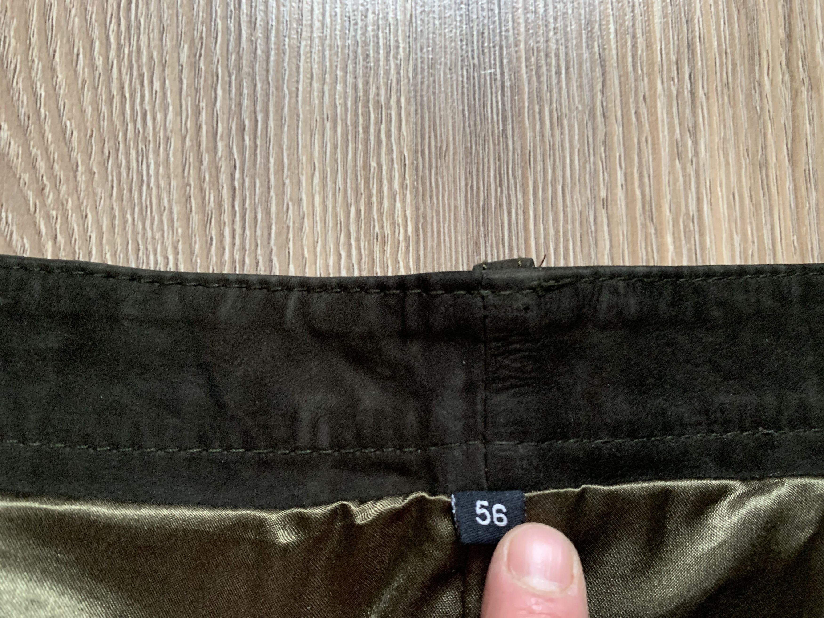 Vintage Mens Vintage Heavy Khaki Leather Pant Size US 40 / EU 56 - 7 Thumbnail