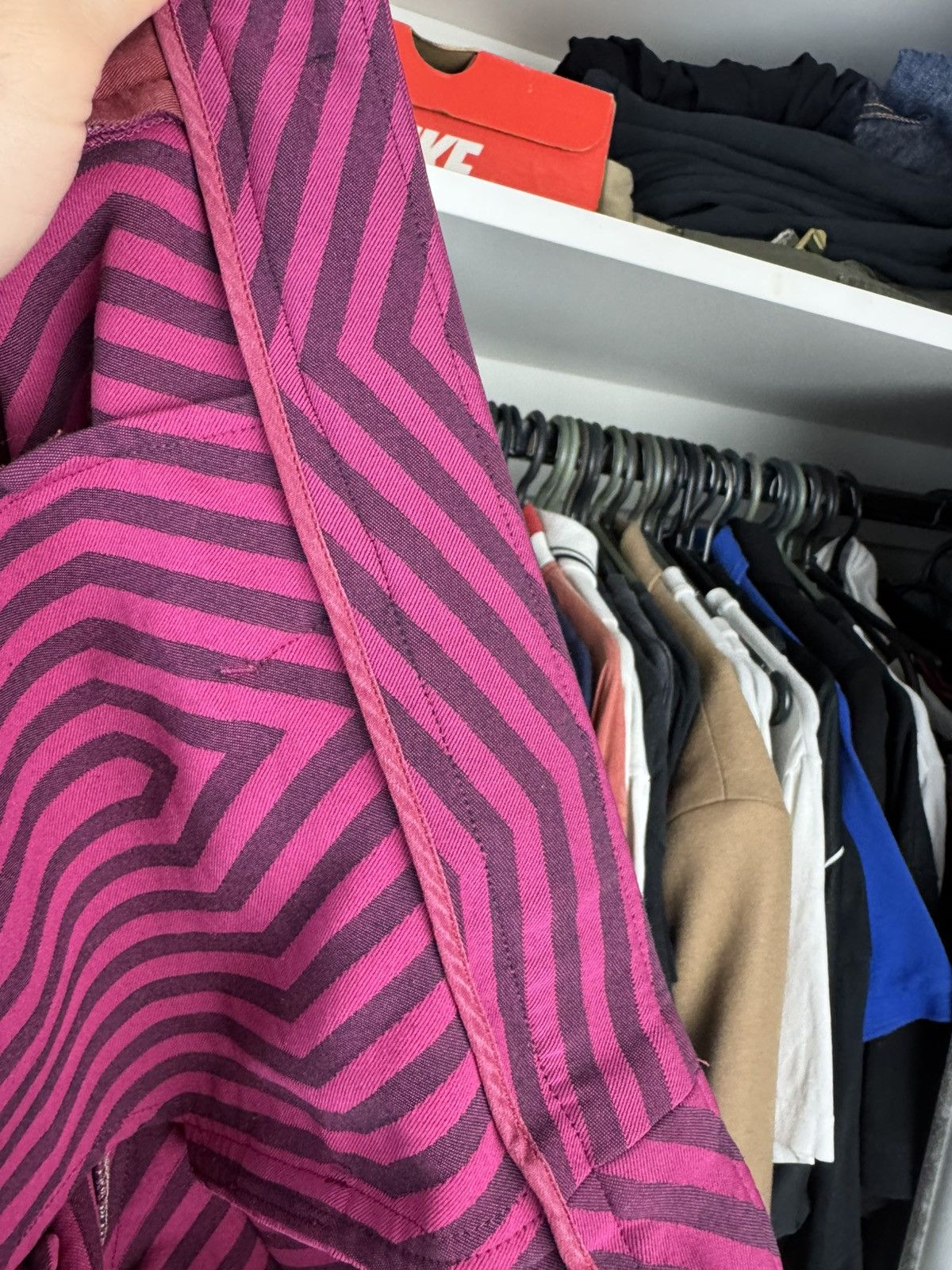 Issey Miyake Issey Miyake Women's Geometric Print Pants Size 3 Size 27" / US 4 / IT 40 - 6 Thumbnail