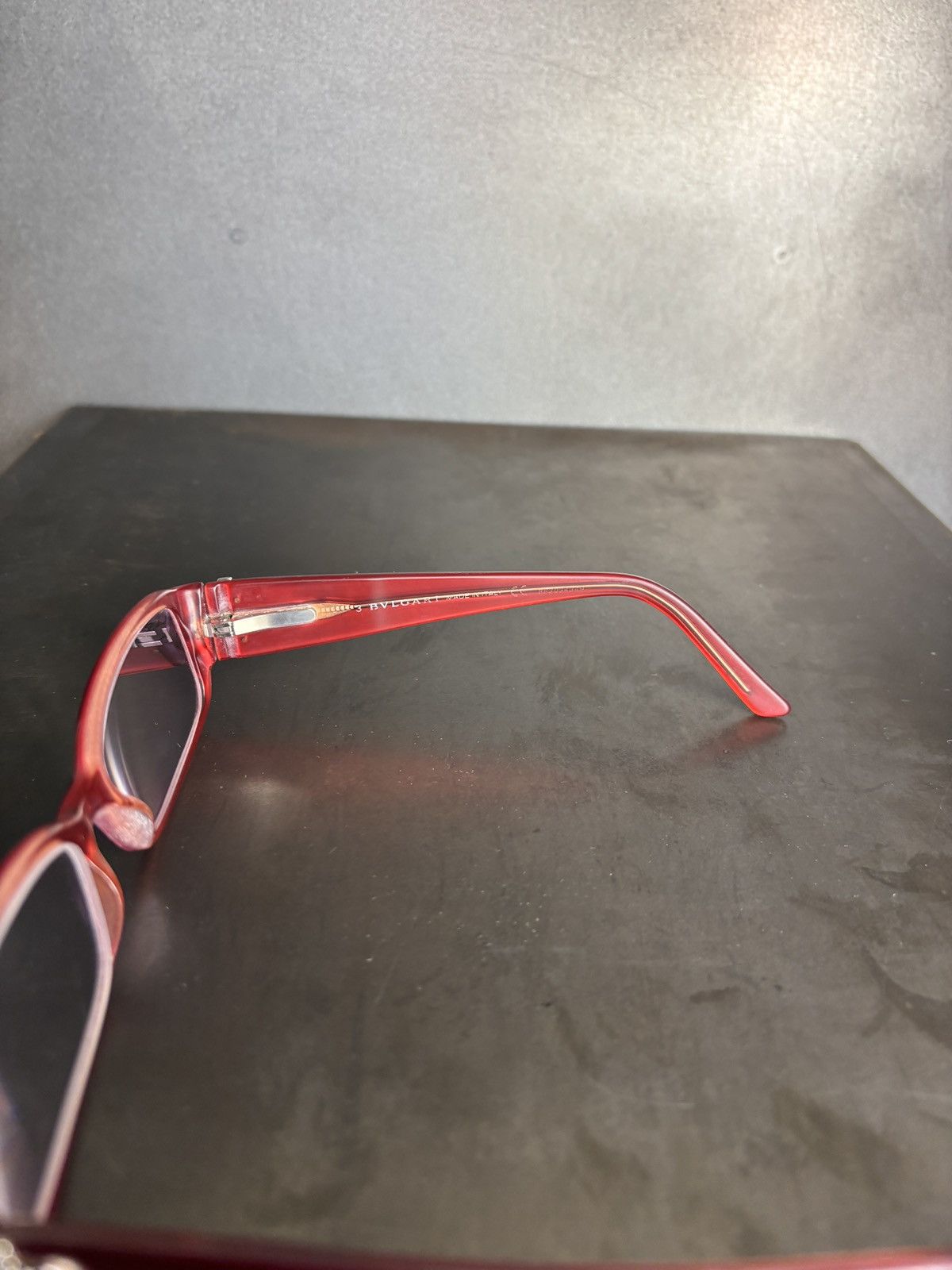 Bvlgari × Vintage 2000s Bvlgari Glasses Y2K Bayonetta Bella Hadid 4006B Strass Size ONE SIZE - 10 Thumbnail