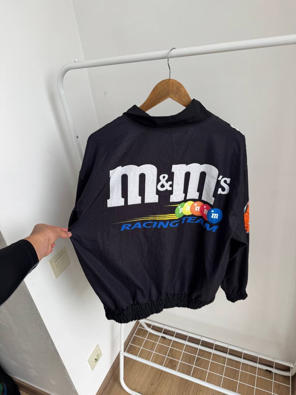 NASCAR NASCAR 2000 M&Ms VINTAGE RACING TEAM BOMBER JACKET Y2K Sz M Size US M / EU 48-50 / 2 - 10 Thumbnail