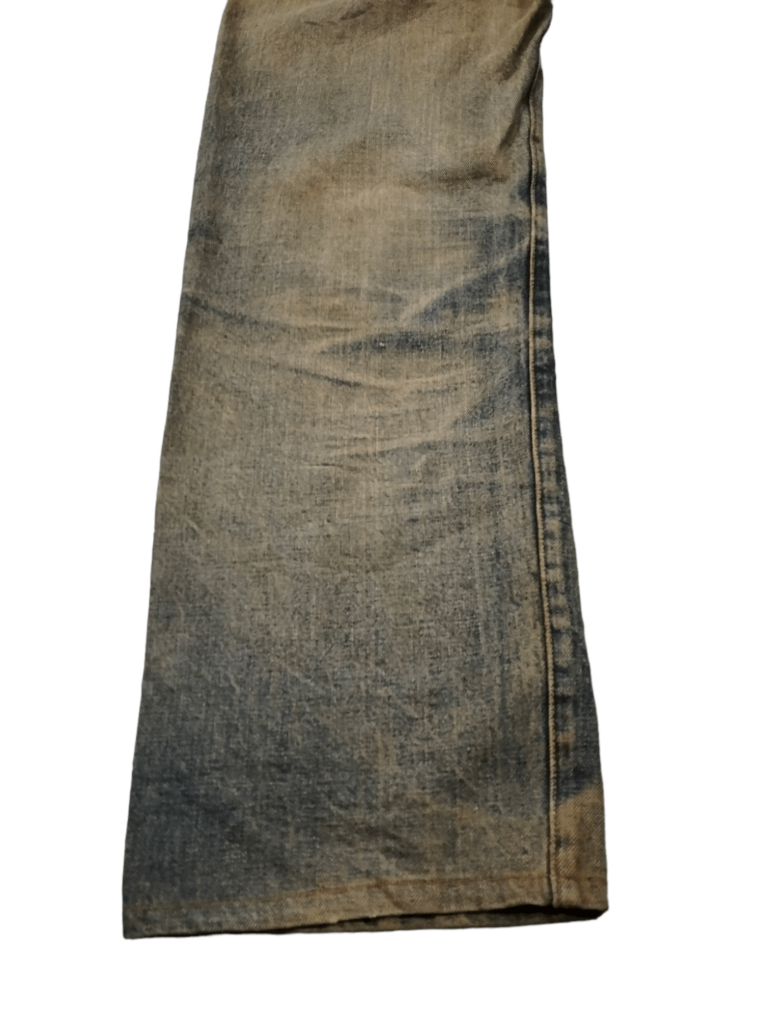 Japanese Brand Vintage Acoustic Salvage Distressed Denim Pants Size US 33 - 12 Thumbnail