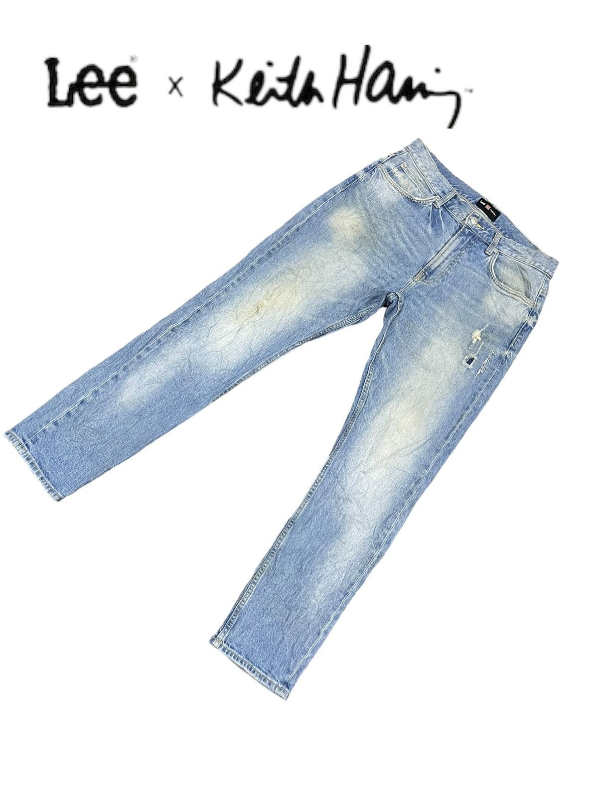 Keith Haring × Lee Lee x Keith Haring Skinny Denim Size US 33 - 11 Thumbnail