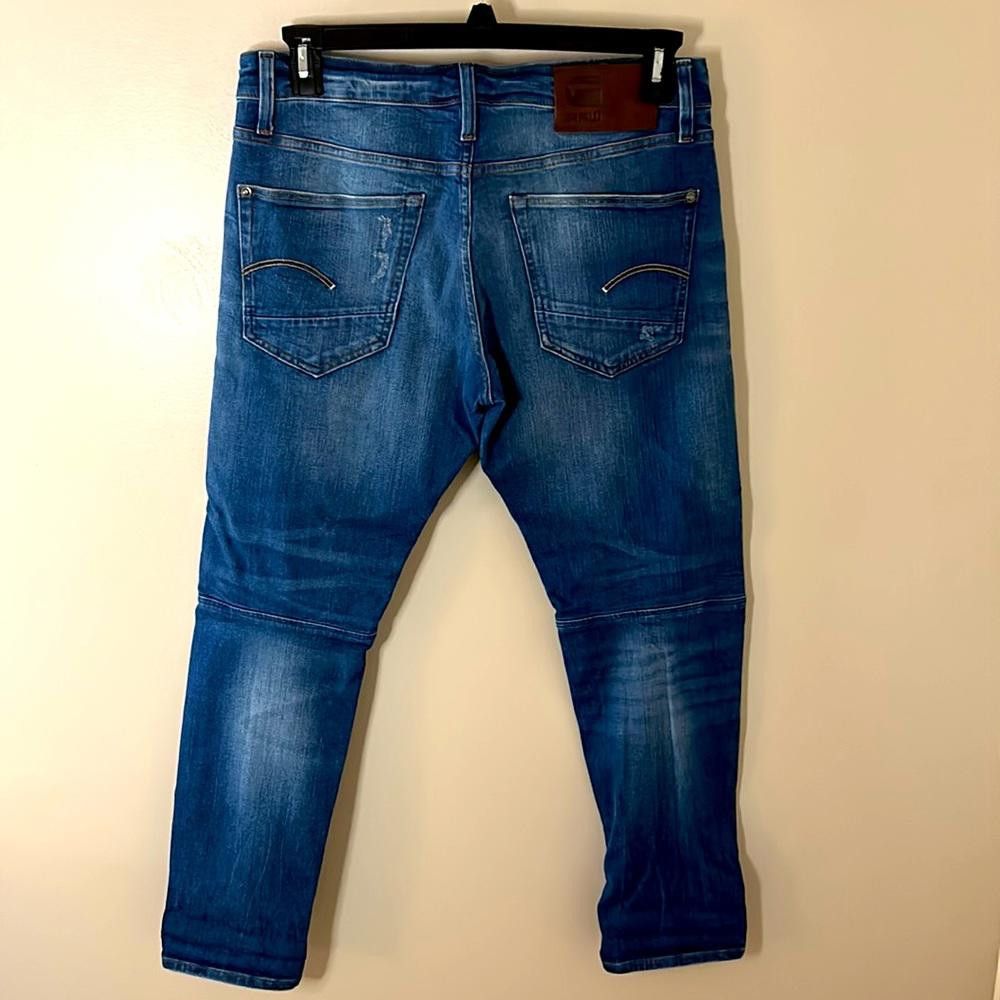 Designer Slim Fit31/30- G-Star -93%Ctn 5% poly 2% el- med blue Size US 31 - 7 Thumbnail