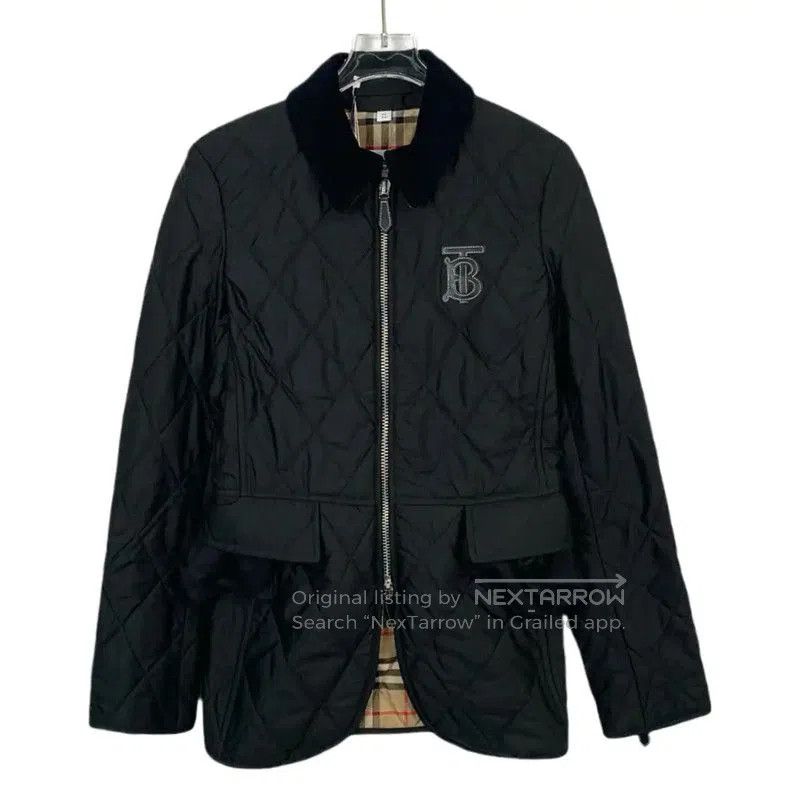 Burberry Burberry Quilted Black Polyester Men's Jacket. Size US XS / EU 42 / 0 - 1 Thumbnail