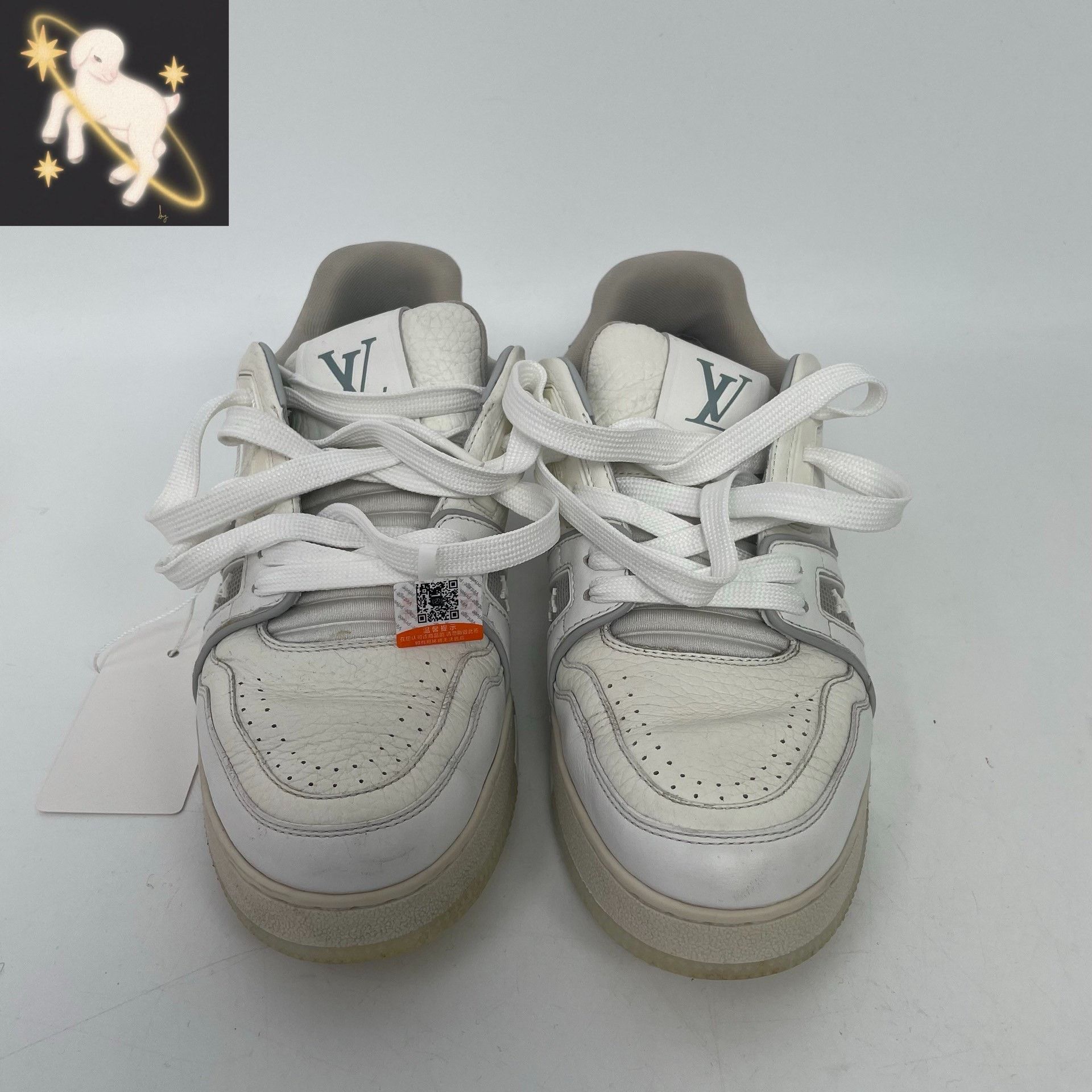 Louis Vuitton Louis Vuitton White Lowtop Sneakers 5.5 Men Size US 5.5 / EU 38 - 1 Thumbnail