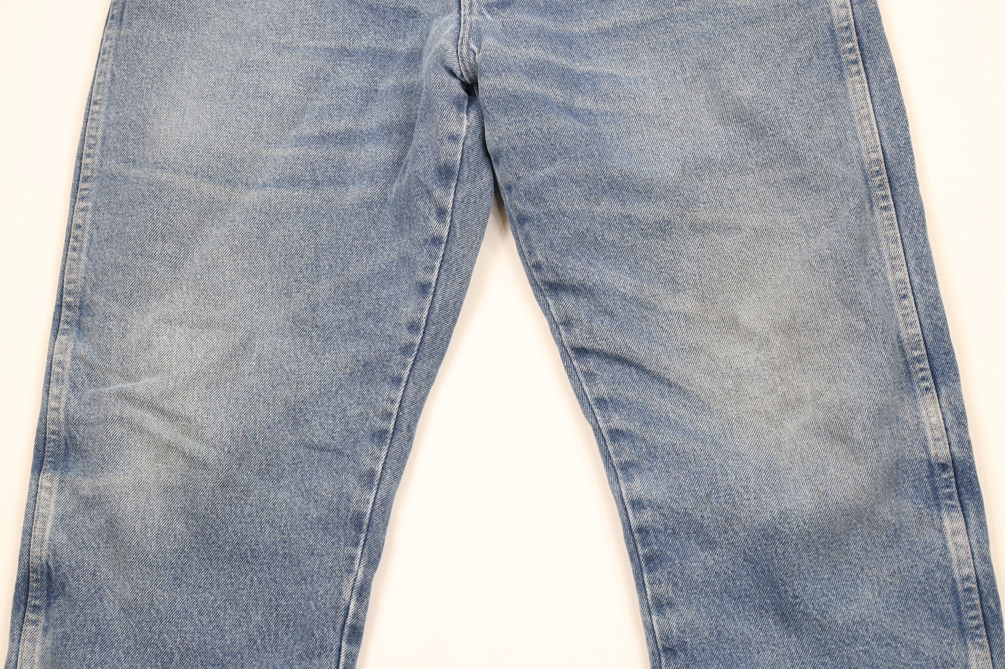 Cabelas × Vintage Vintage Cabelas Fleece Lined Heavyweight Denim Jeans Blue Size US 34 / EU 50 - 4 Thumbnail