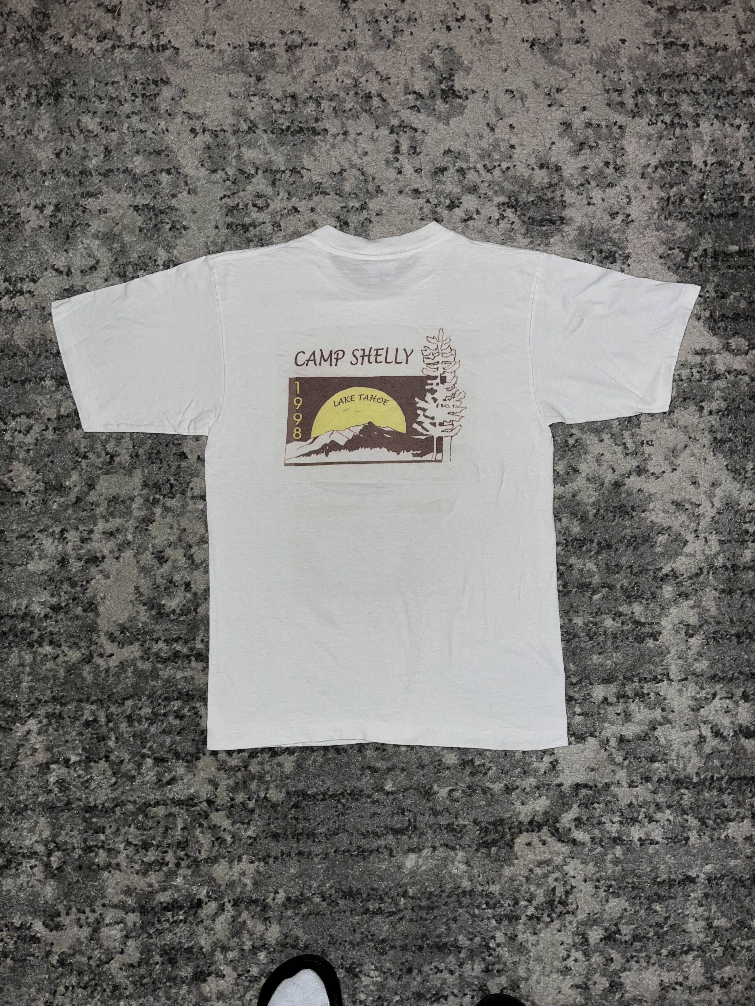 Vintage Vintage 90s Lake Tahoe Camp Shelly Shirt Size US M / EU 48-50 / 2 - 3 Thumbnail