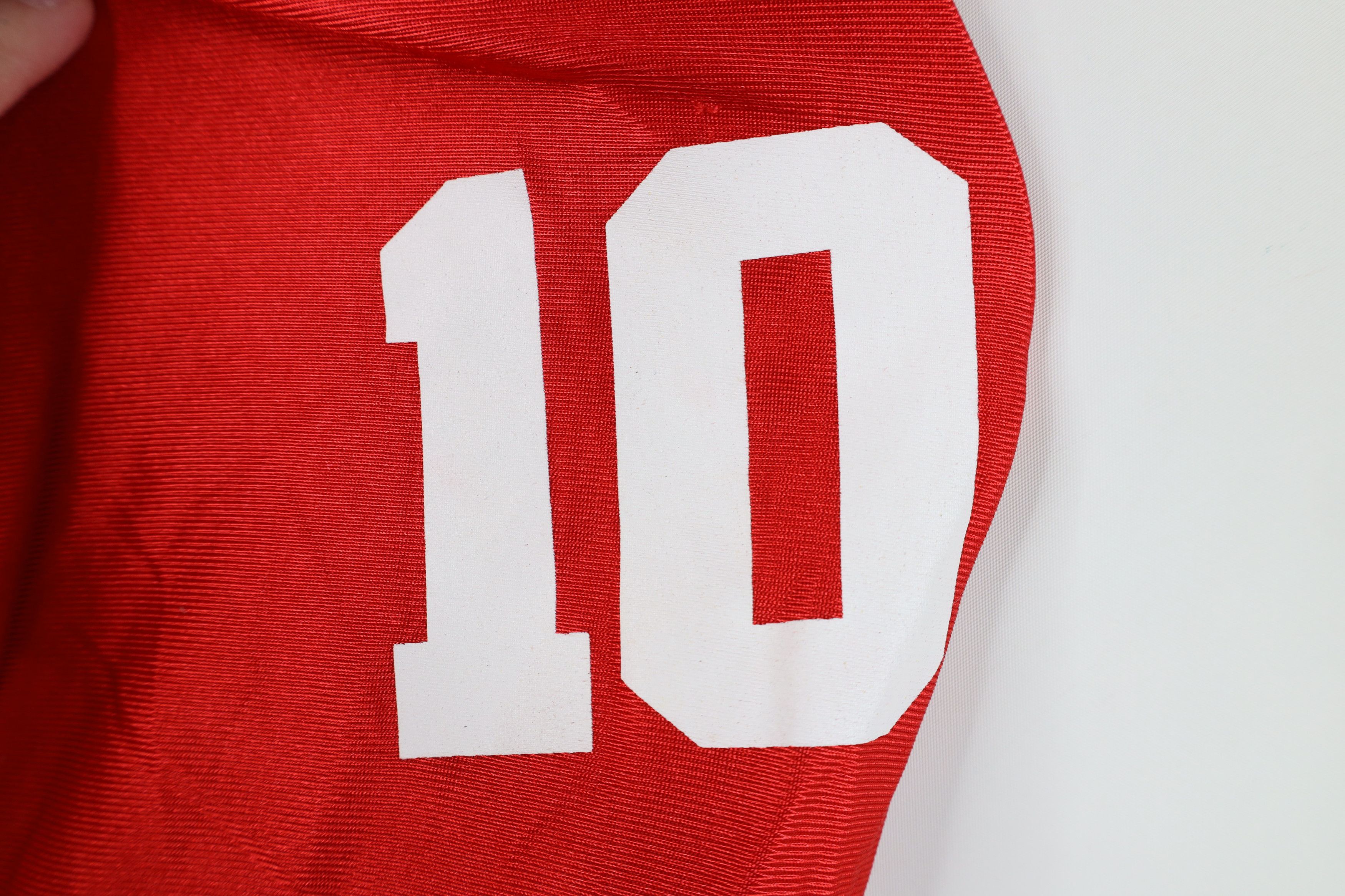 Adidas Vintage 90s Adidas University Football Jersey Red #10 Size US XXL / EU 58 / 5 - 5 Thumbnail