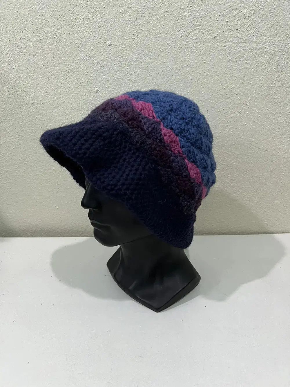 Japanese Brand Japanese Brand Knitted Handmade Beanie Hat Size ONE SIZE - 3 Thumbnail