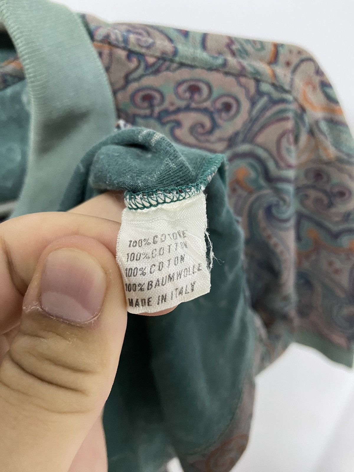 Other Etro Polo T Shirt Vintage overprint Logo Luxury Size US M / EU 48-50 / 2 - 7 Thumbnail