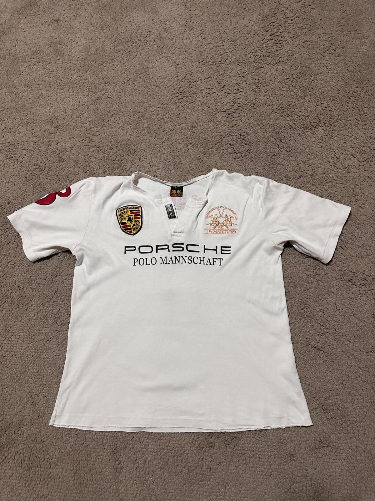 La Martina Vintage Polo Ralph Lauren PRL Porsche La Martina T-Shirt Size US M / EU 48-50 / 2 - 1 Thumbnail