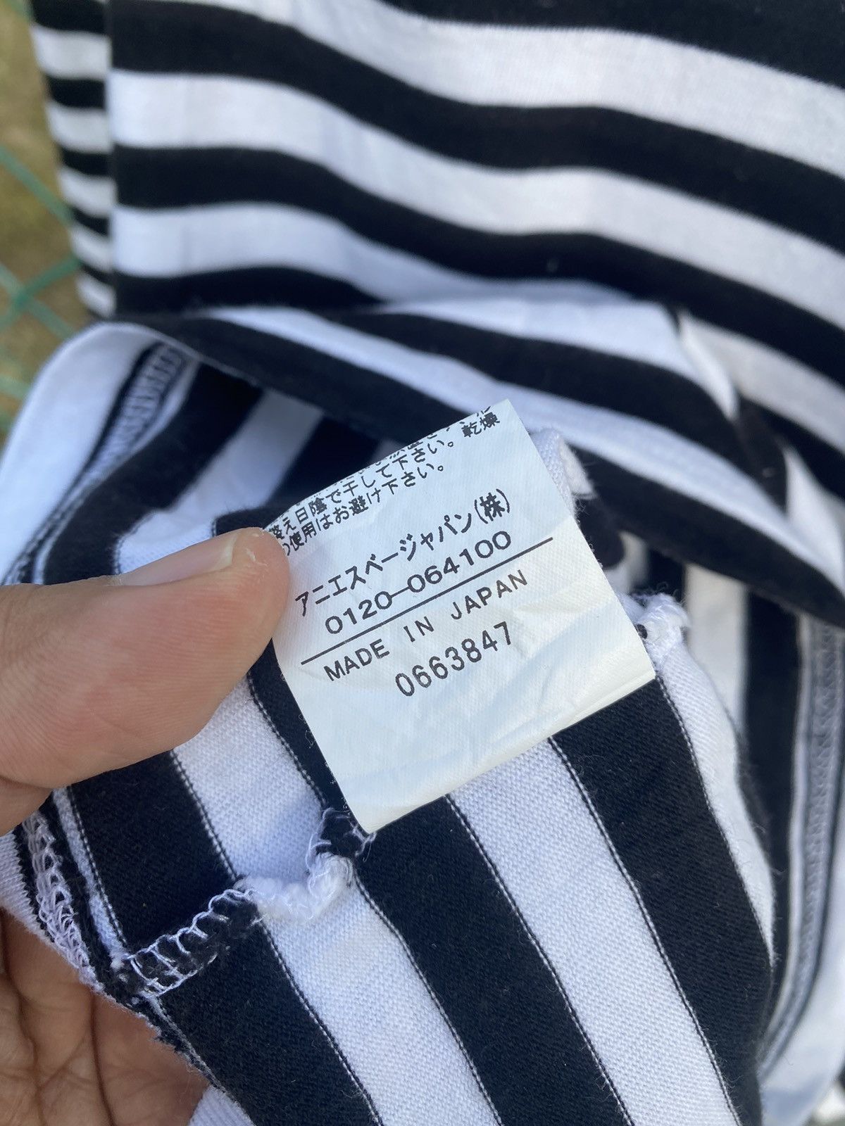 agnes b. Agnes B. breton striped long sleeve tshirt Size S / US 4 / IT 40 - 8 Thumbnail