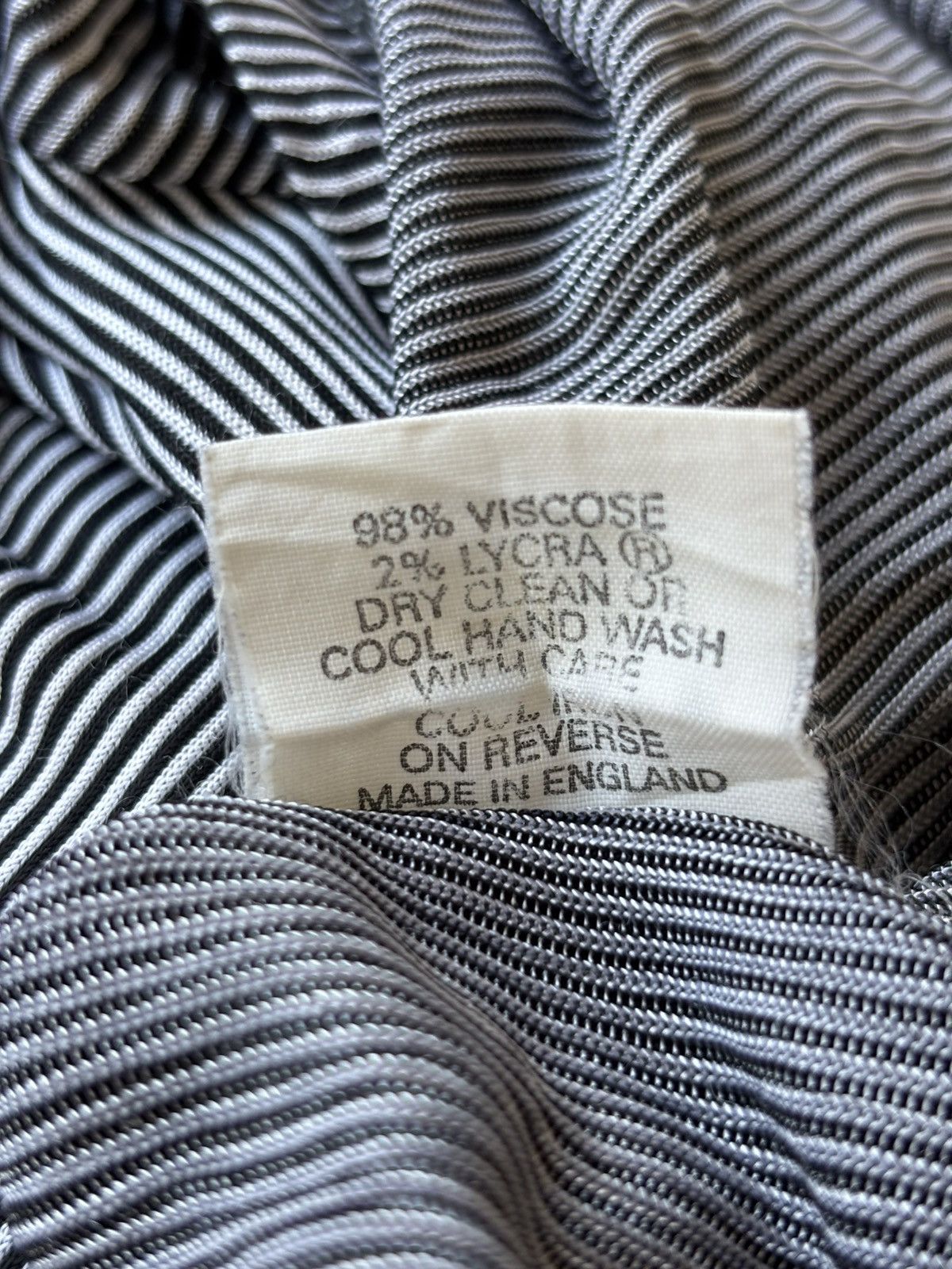 Malcolm McLaren × Seditionaries × Vivienne Westwood 1990s COUTURE Ribbed T-Shirt Size US M / EU 48-50 / 2 - 10 Thumbnail