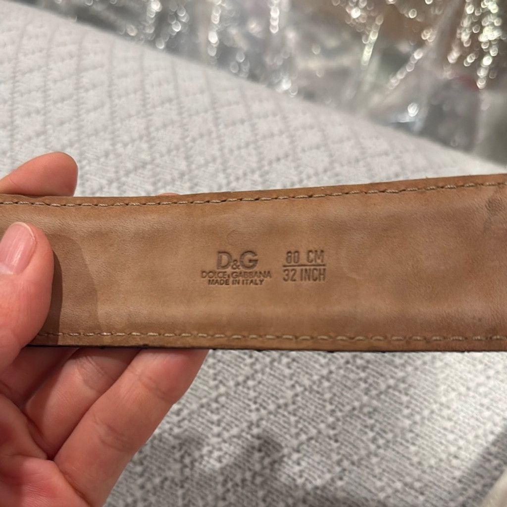 Dolce & Gabbana D&G belt 80cm/32inches Size ONE SIZE - 2 Thumbnail