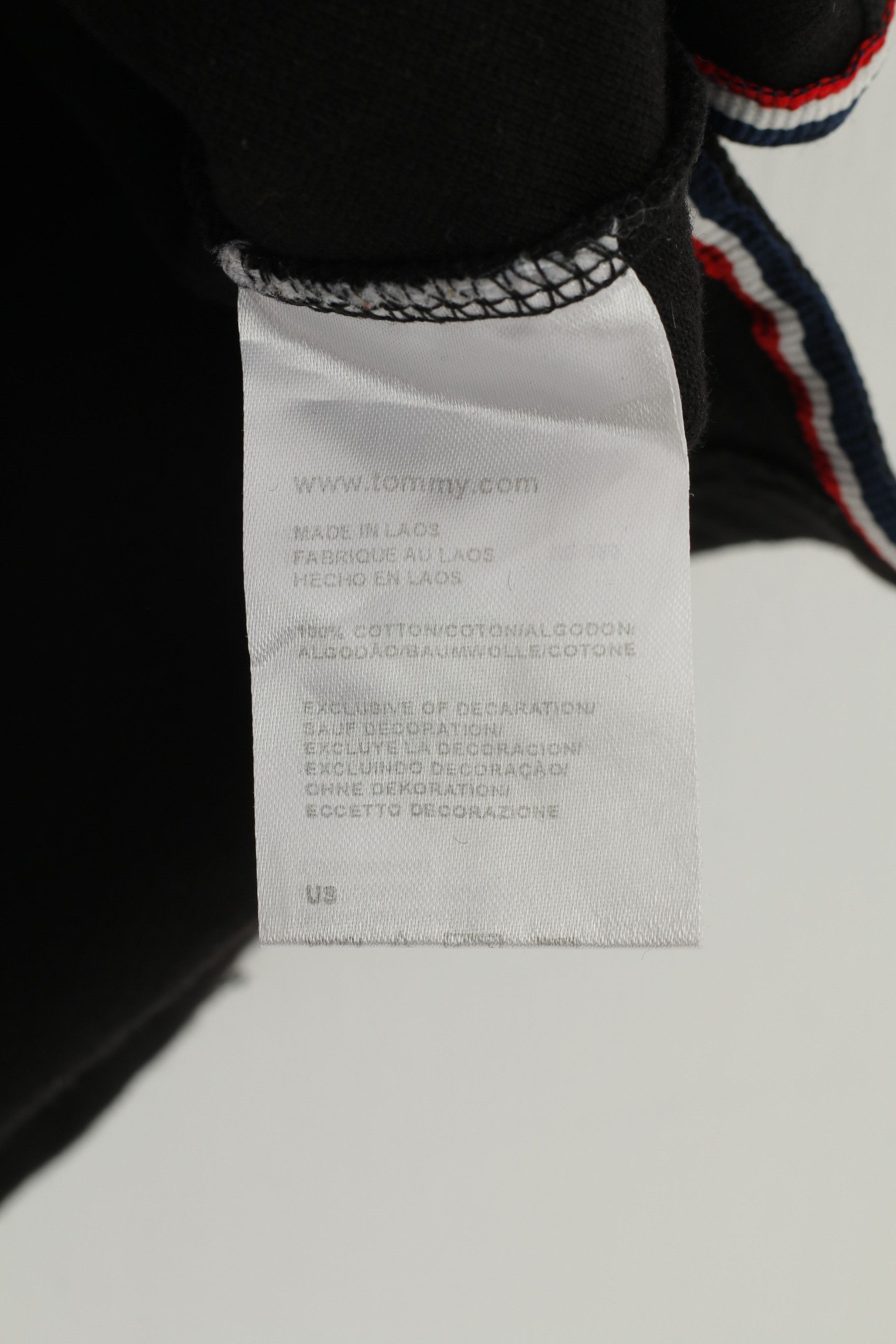 Tommy Hilfiger Tommy Hilfiger Men XL (M) Polo Shirt Black 10375 Size US XL / EU 56 / 4 - 7 Thumbnail