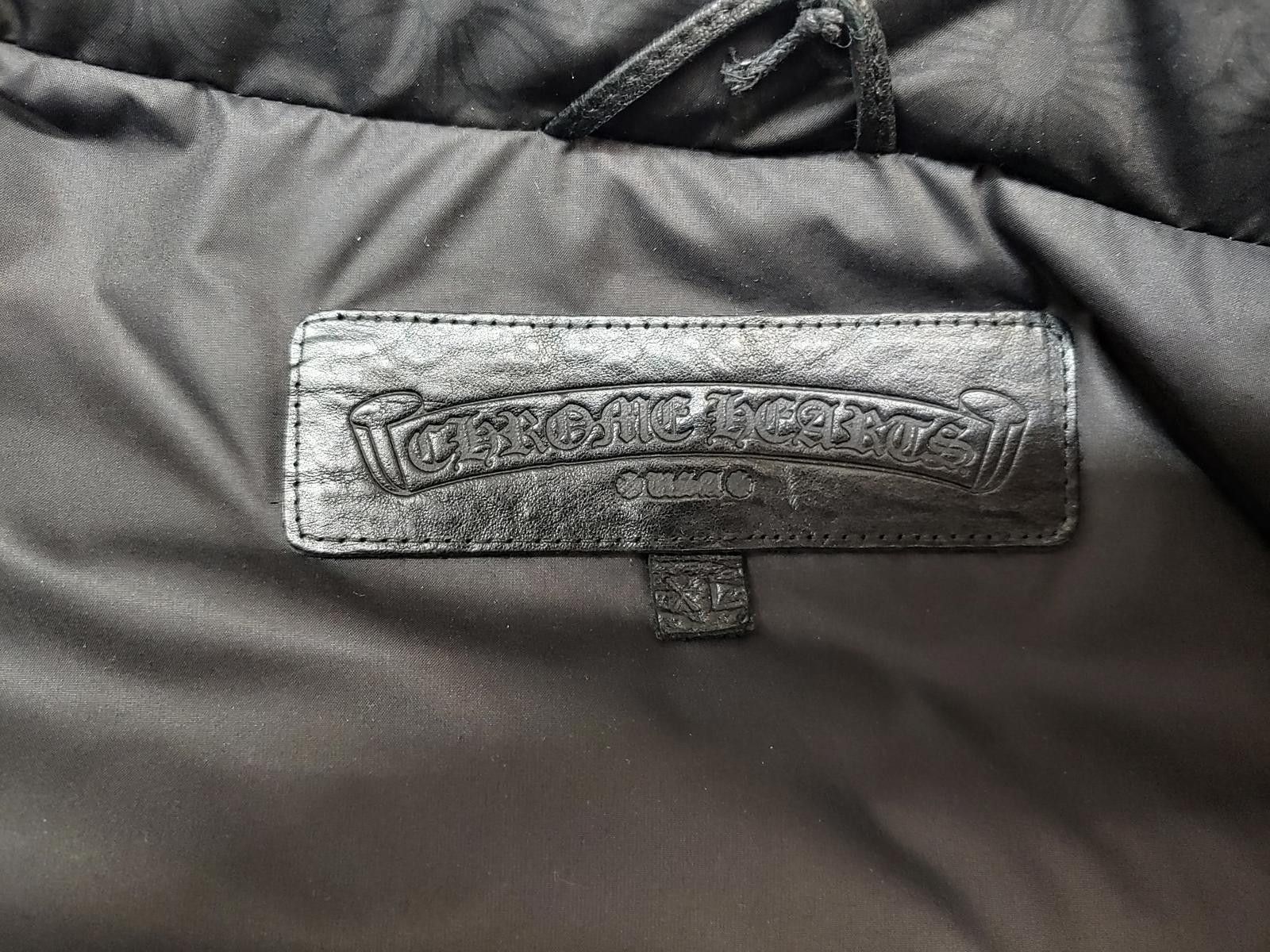 Chrome Hearts Chrome Hearts Plus Pattern Puffer Jacket in Black Size US XL / EU 56 / 4 - 3 Thumbnail