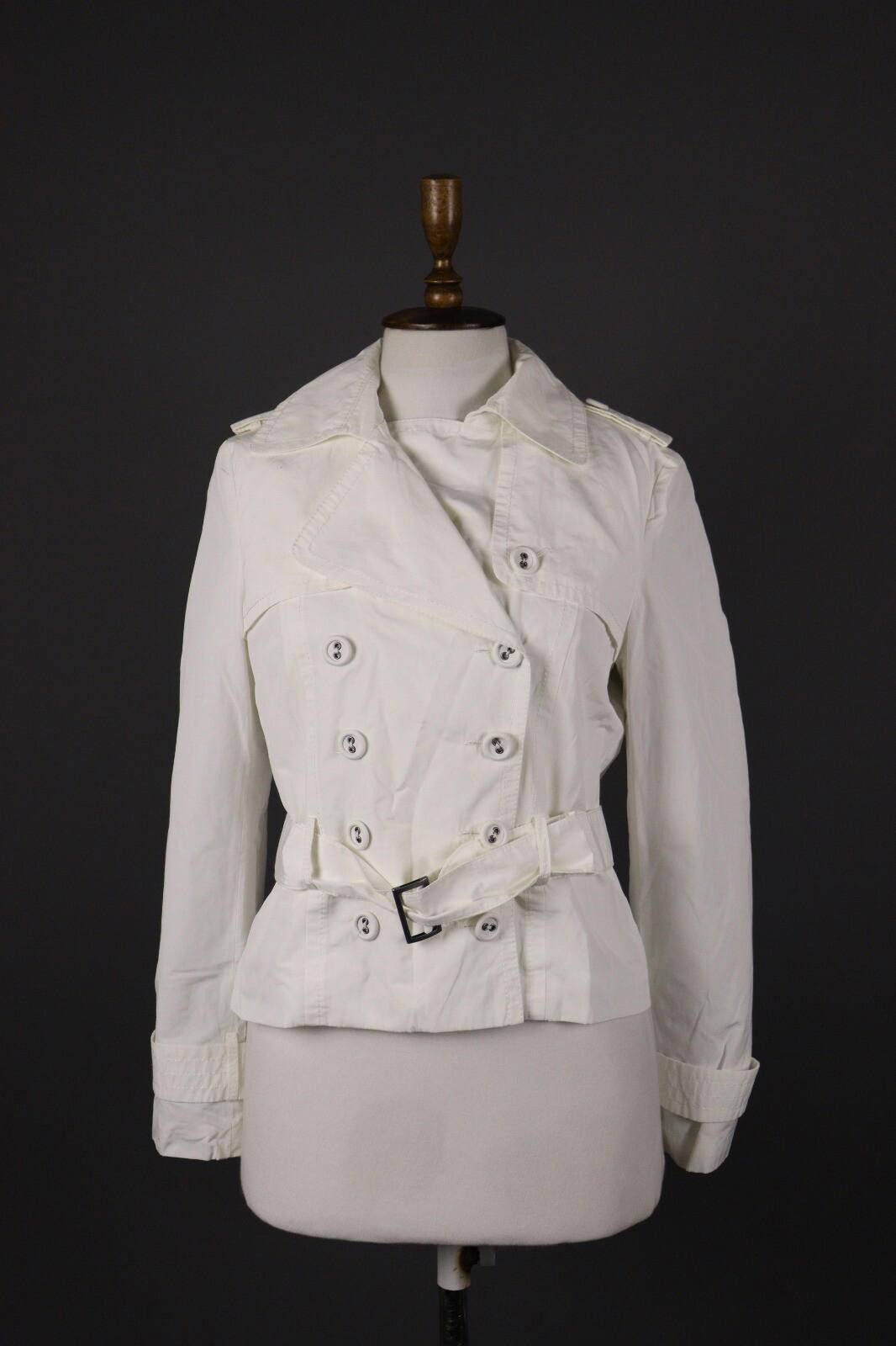 Polo Ralph Lauren Laurel by Escada White Double Belted Coat Jacket Size 38 Size M / US 6-8 / IT 42-44 - 1 Thumbnail