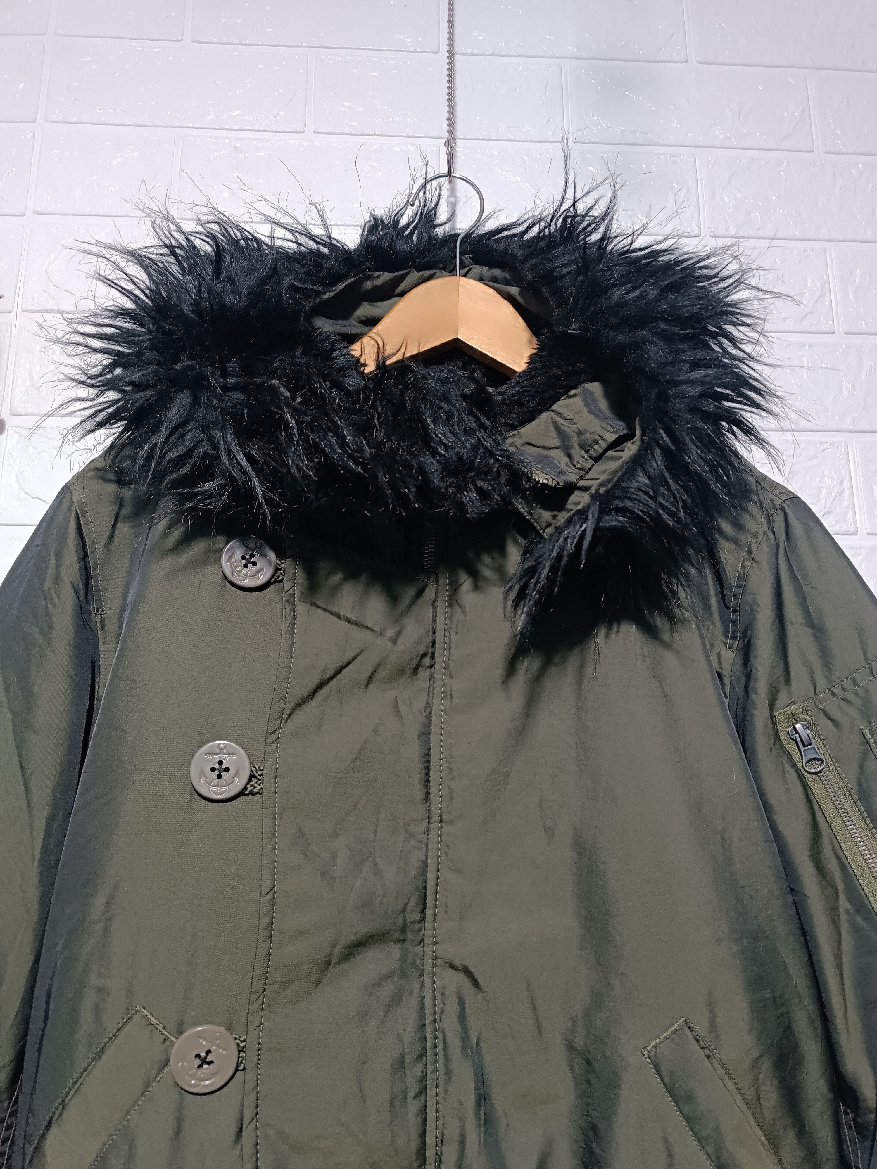 Japanese Brand Vintage Bomber Fur Hoodie Jacket If Six Was Nine Style Size US M / EU 48-50 / 2 - 3 Thumbnail