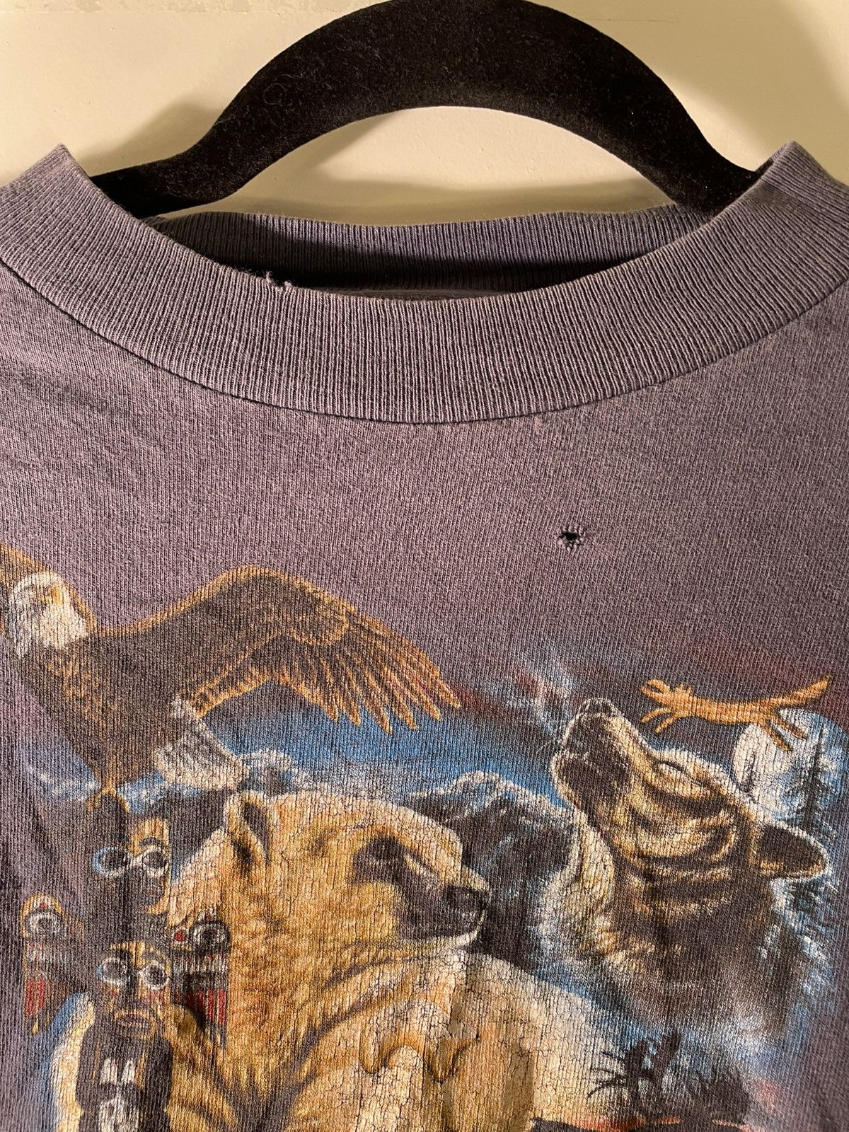 Vintage 90’s 2000’s Y2K VTG Vintage Alaska Animals Graphic T Shirt Size US XXS / EU 40 - 5 Thumbnail