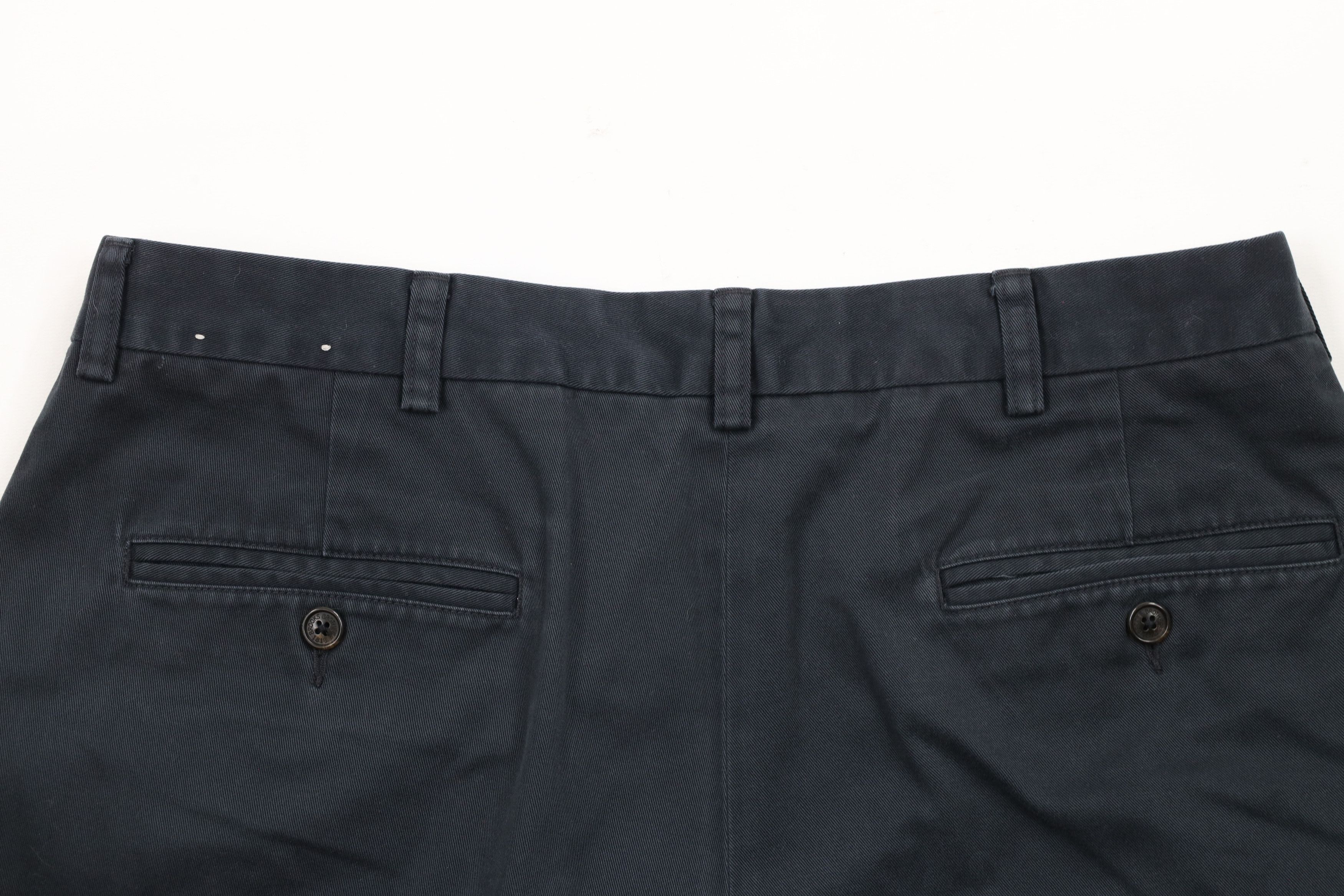 Brooks Brothers × Vintage Vintage Brooks Brothers Heavyweight Chino Shorts Navy Blue Size US 35 - 8 Thumbnail